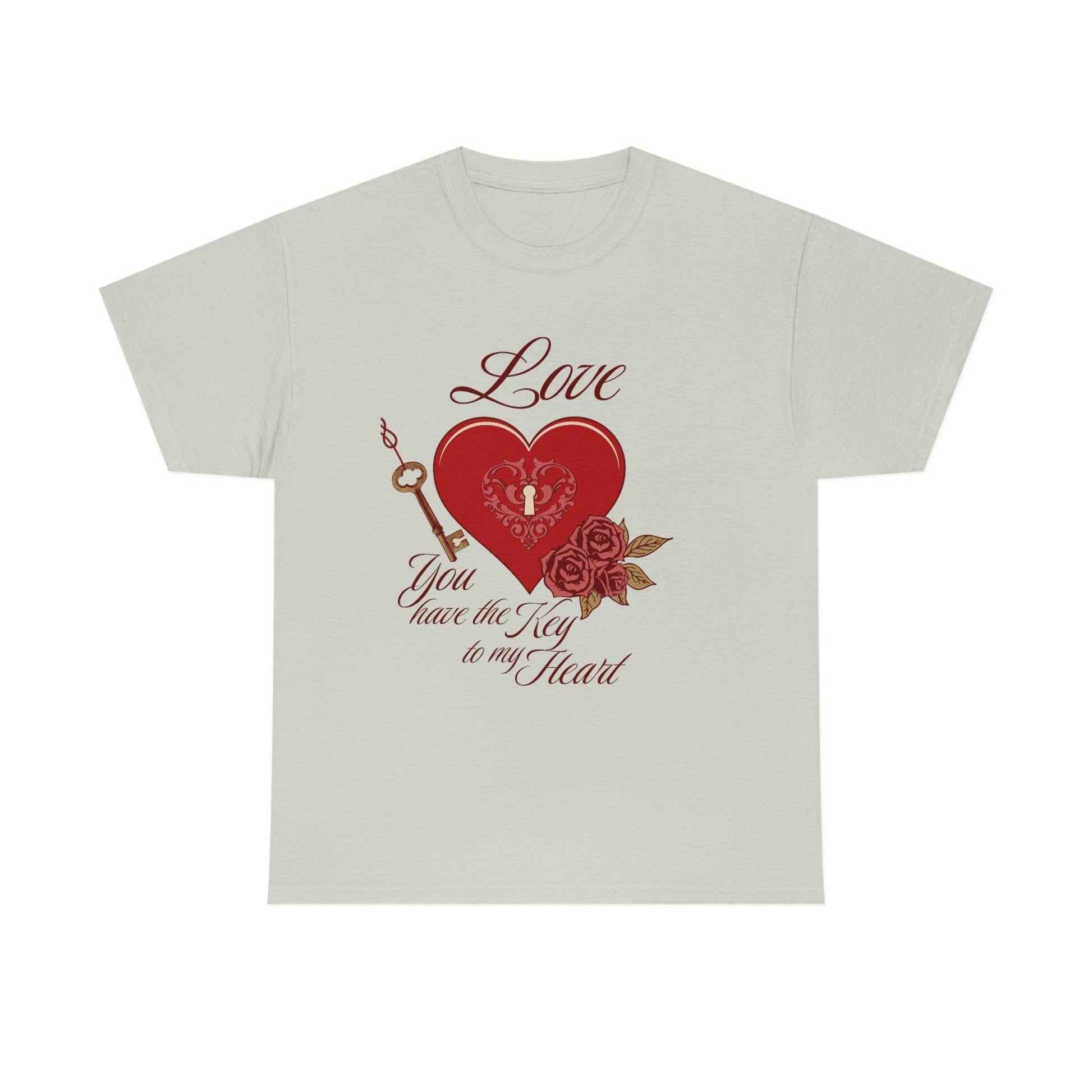 Love you have the keys to my heart Tee - Giftsmojo