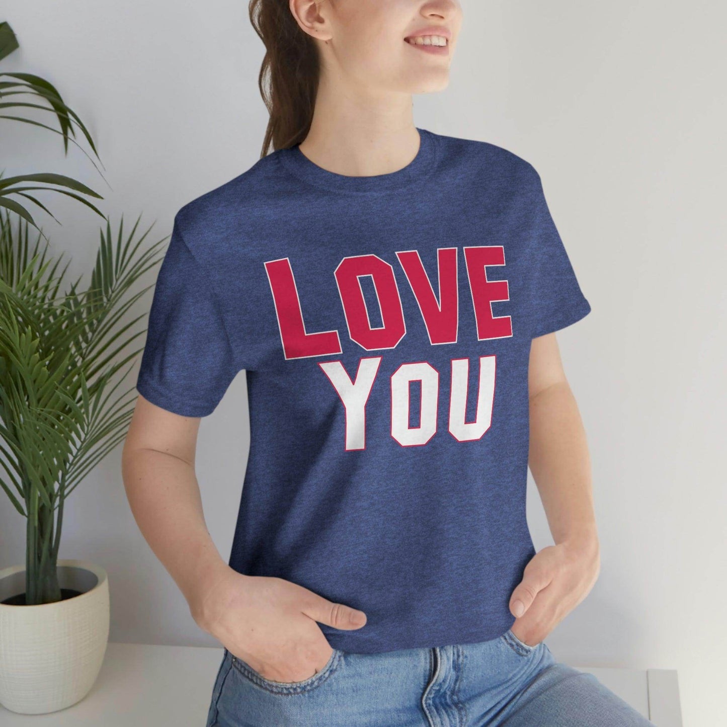 Love you T-shirt - Giftsmojo