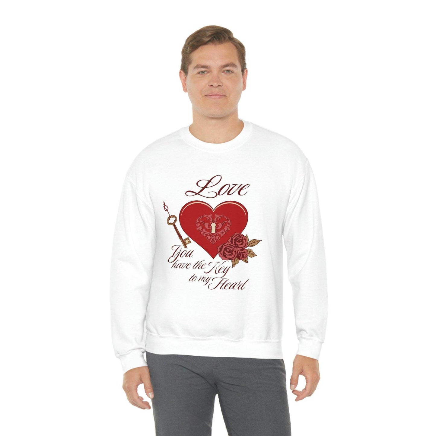 Love you have the key to my heart Sweatshirt - Giftsmojo