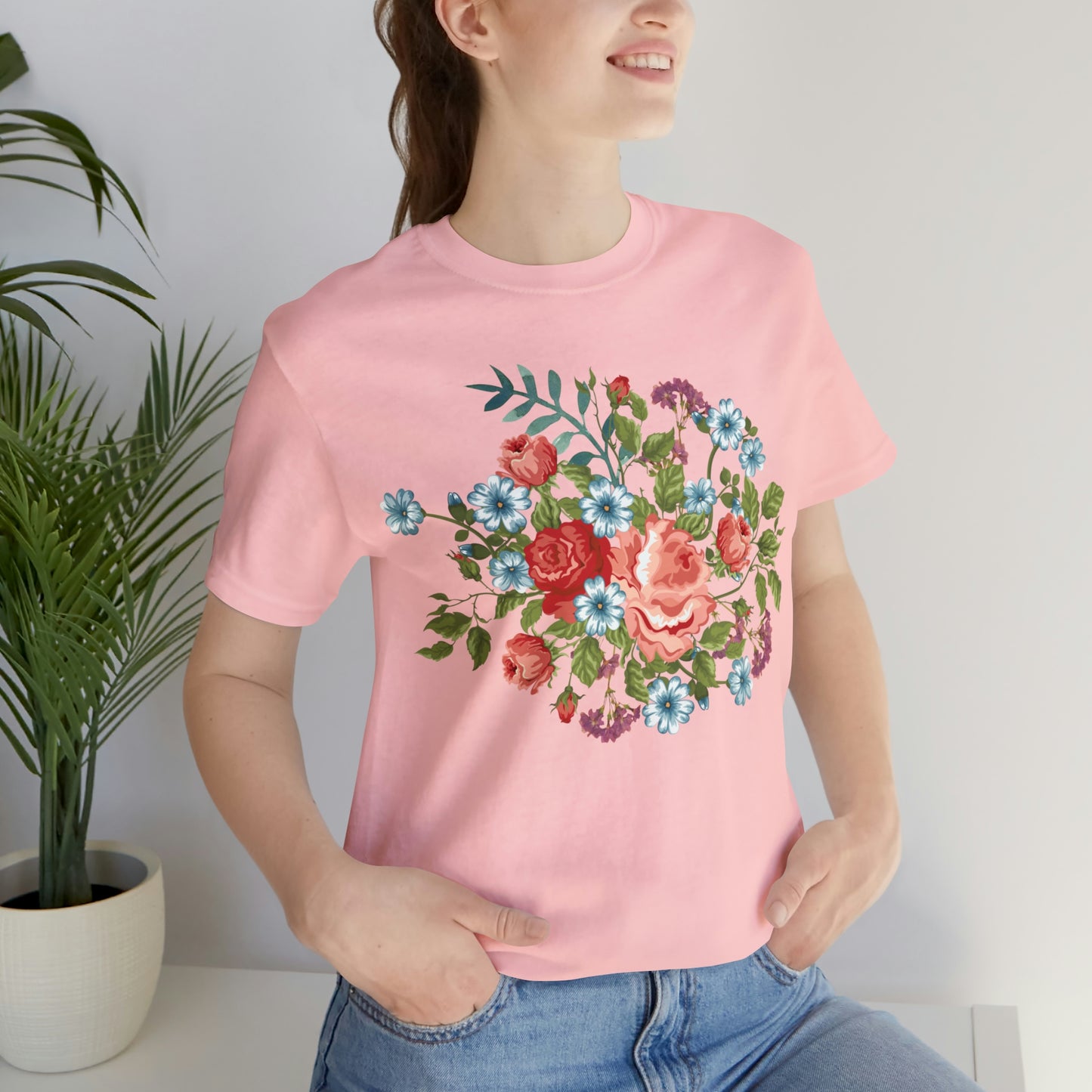 Flower Shirt, Botanical shirt, flower T shirt, floral shirt, wild flowers shirt, birth flower shirt, custom flower shirt, wildflowers shirt, plant lady shirt, birth flower gift,