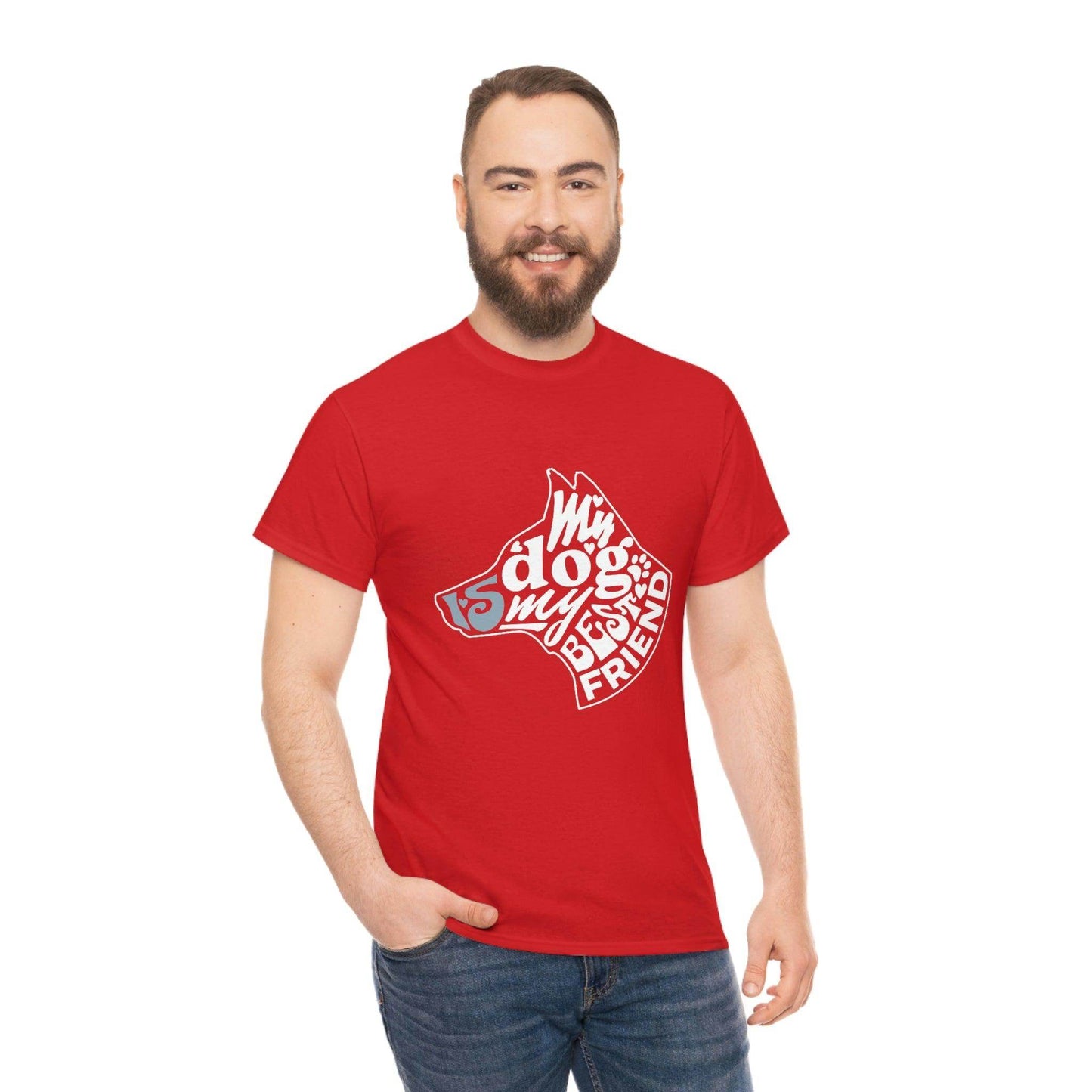 My Dog is My Best Friend Tee - Giftsmojo