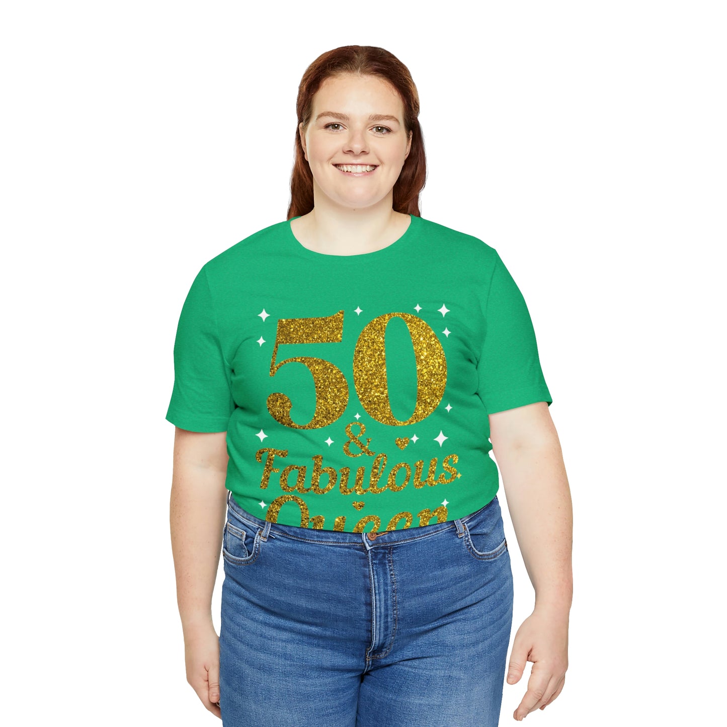Funny 50th birthday shirt, 50th birthday Tshirt, 50 and fabulous Queen, birthday queen shirt, Gift for 50th birthday, Vintage shirt, birthday gift, birthday girl shirt, mom’s birthday gift, mom gift, wife gift,