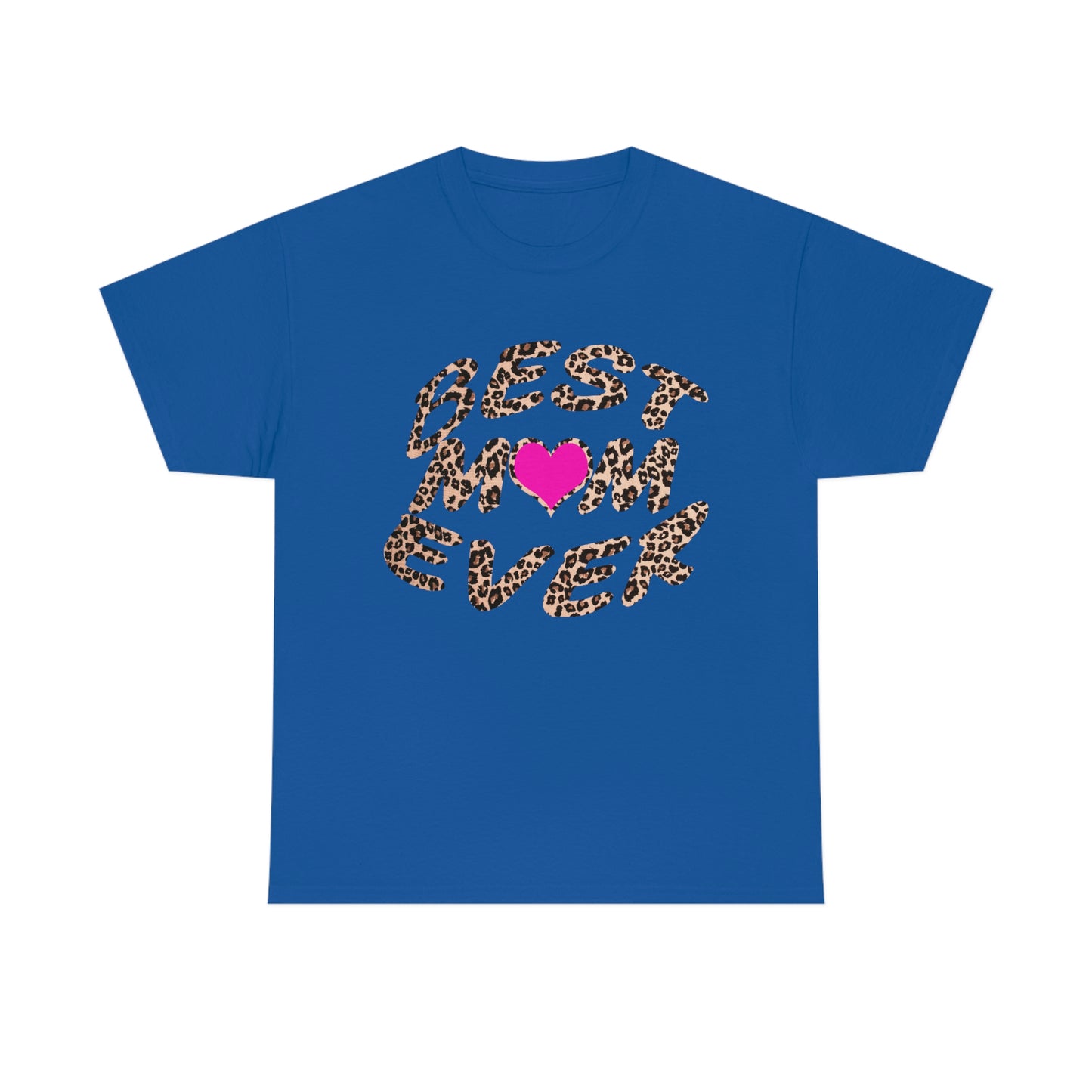 Best mom ever leopard print Tee