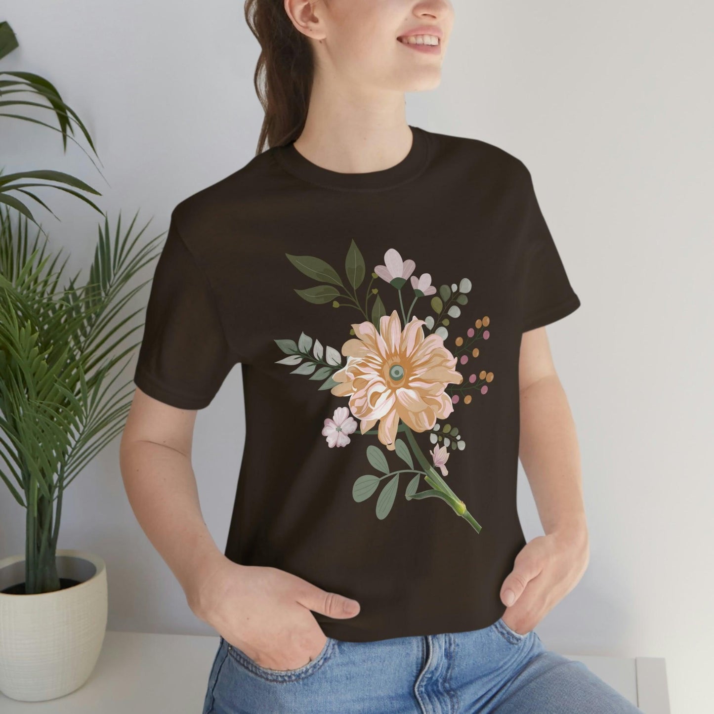 Cute Flower T-shirt - Nature lover Shirt - Cute Flower lover shirt - Giftsmojo