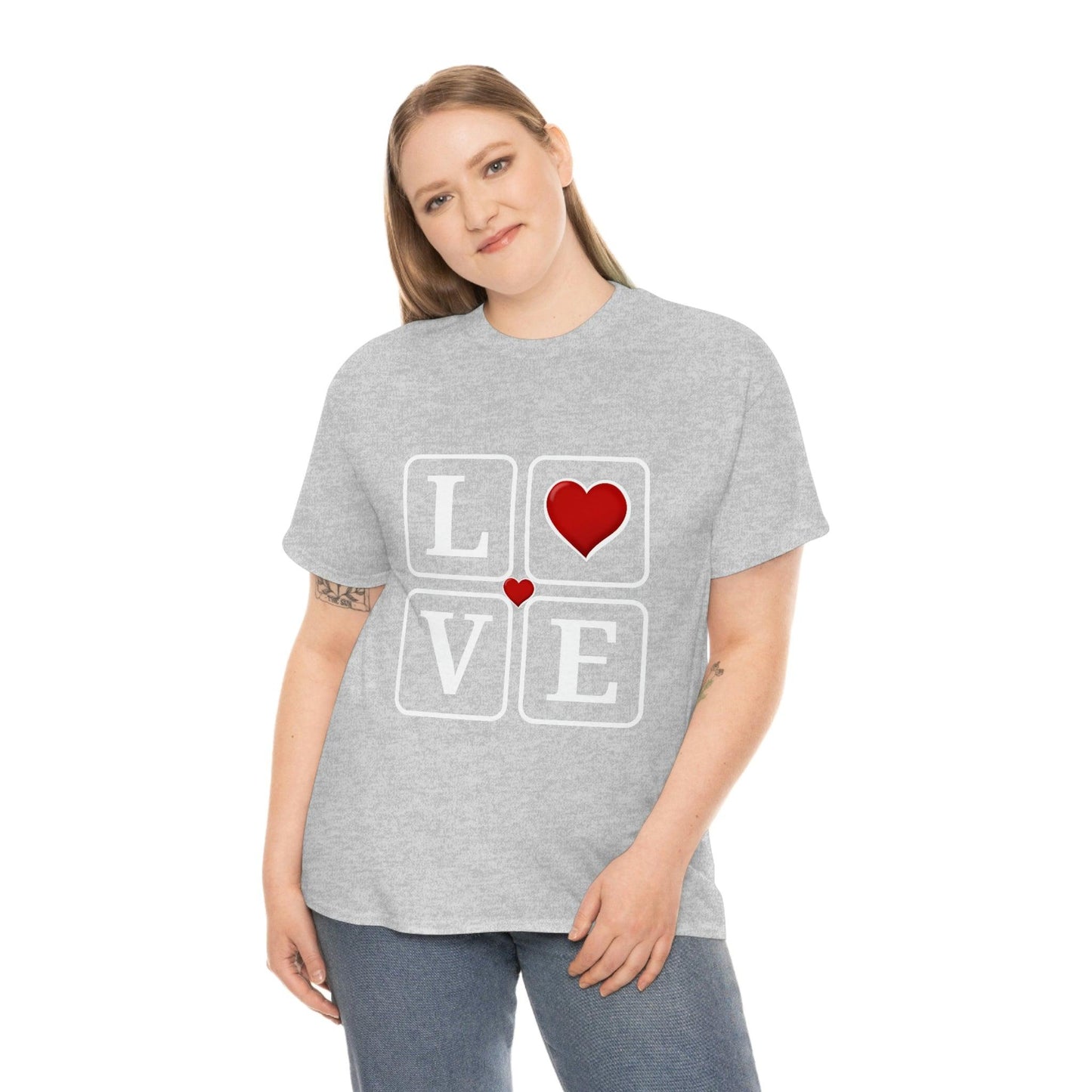 Love square Hearts Shirt, Great Gift for Valentine's day, birthday, engagement, anniversary and many more