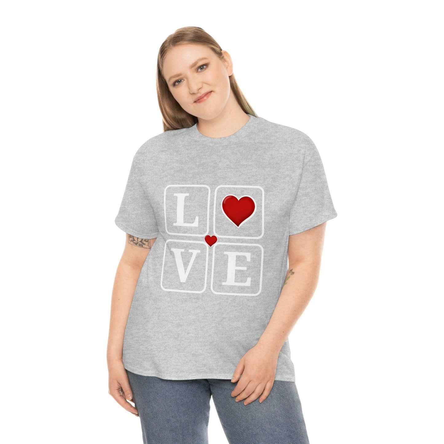 Love square Hearts Shirt, Great Gift for Valentine's day, birthday, engagement, anniversary and many more - Giftsmojo