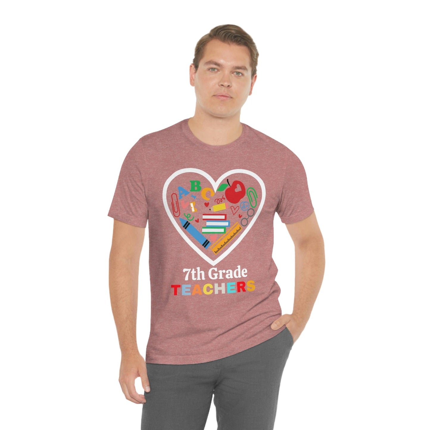 Love 7th Grade Teacher Shirt - Teacher Appreciation Shirt - Gift for Teachers - 7th Grade shirt