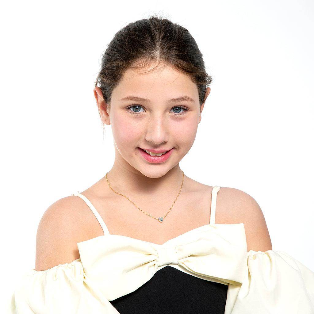 Heart Necklace for Kids - Christmas Heart Necklace for Kids - Giftsmojo