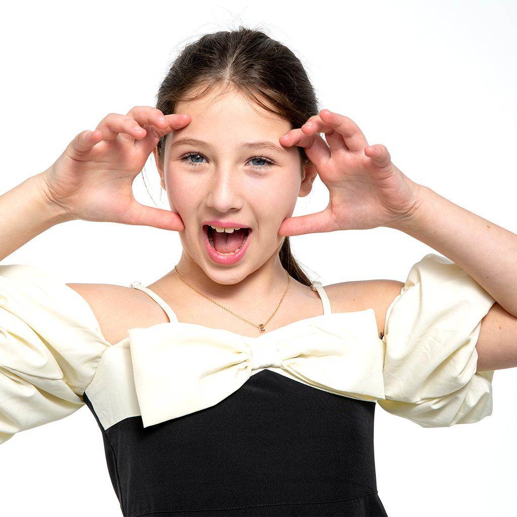 Kids Initial Letter Necklace Christmas Gift for Kids - Giftsmojo