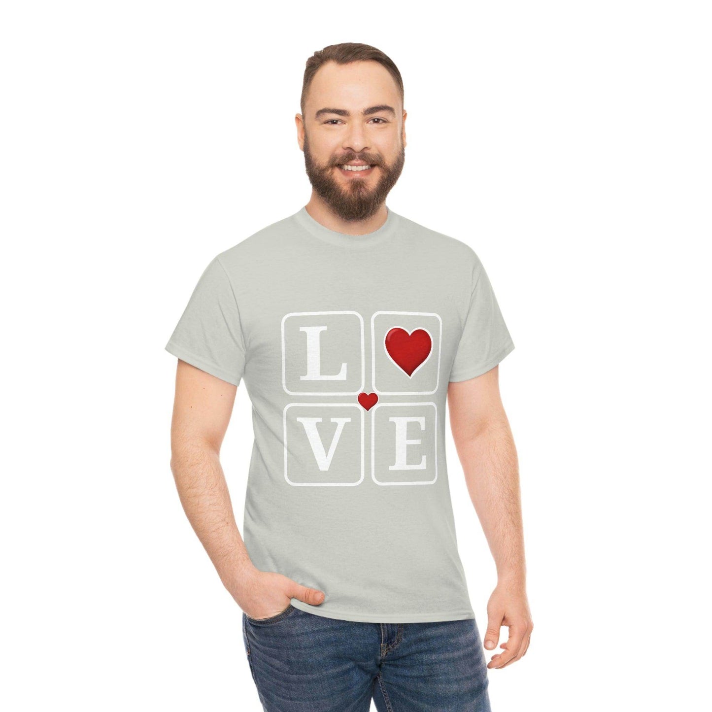Love square Hearts Shirt, Great Gift for Valentine's day, birthday, engagement, anniversary and many more - Giftsmojo