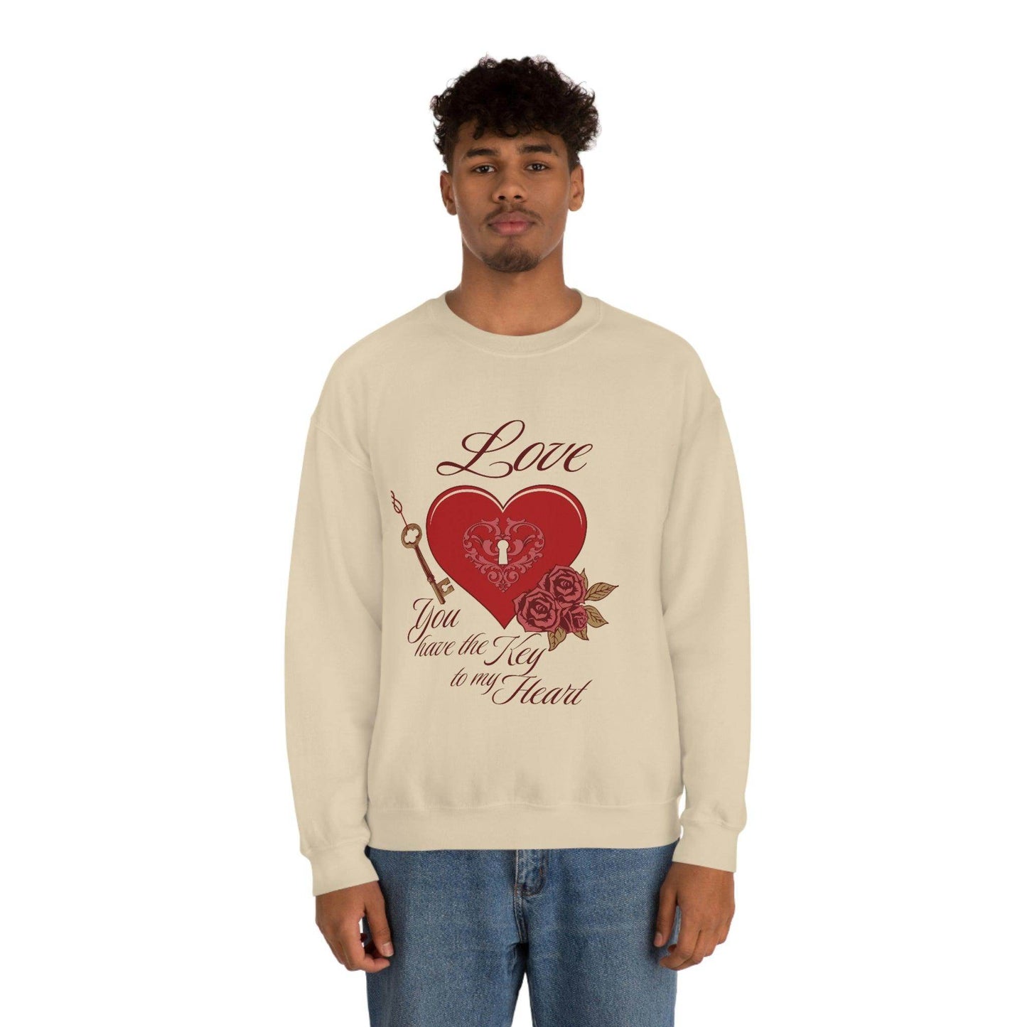 Love you have the key to my heart Sweatshirt - Giftsmojo