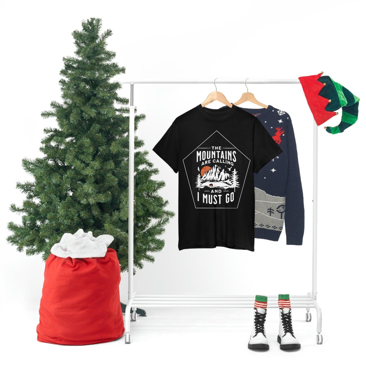 The Mountains are Calling and I Must Go Tee - Giftsmojo
