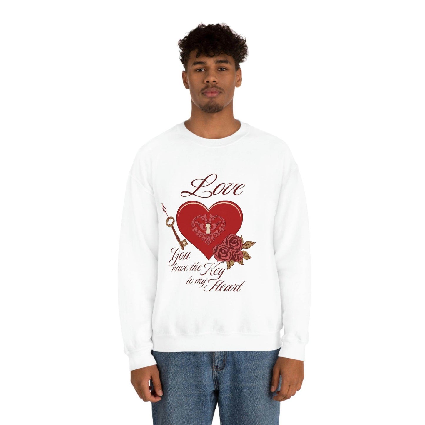 Love you have the key to my heart Sweatshirt - Giftsmojo