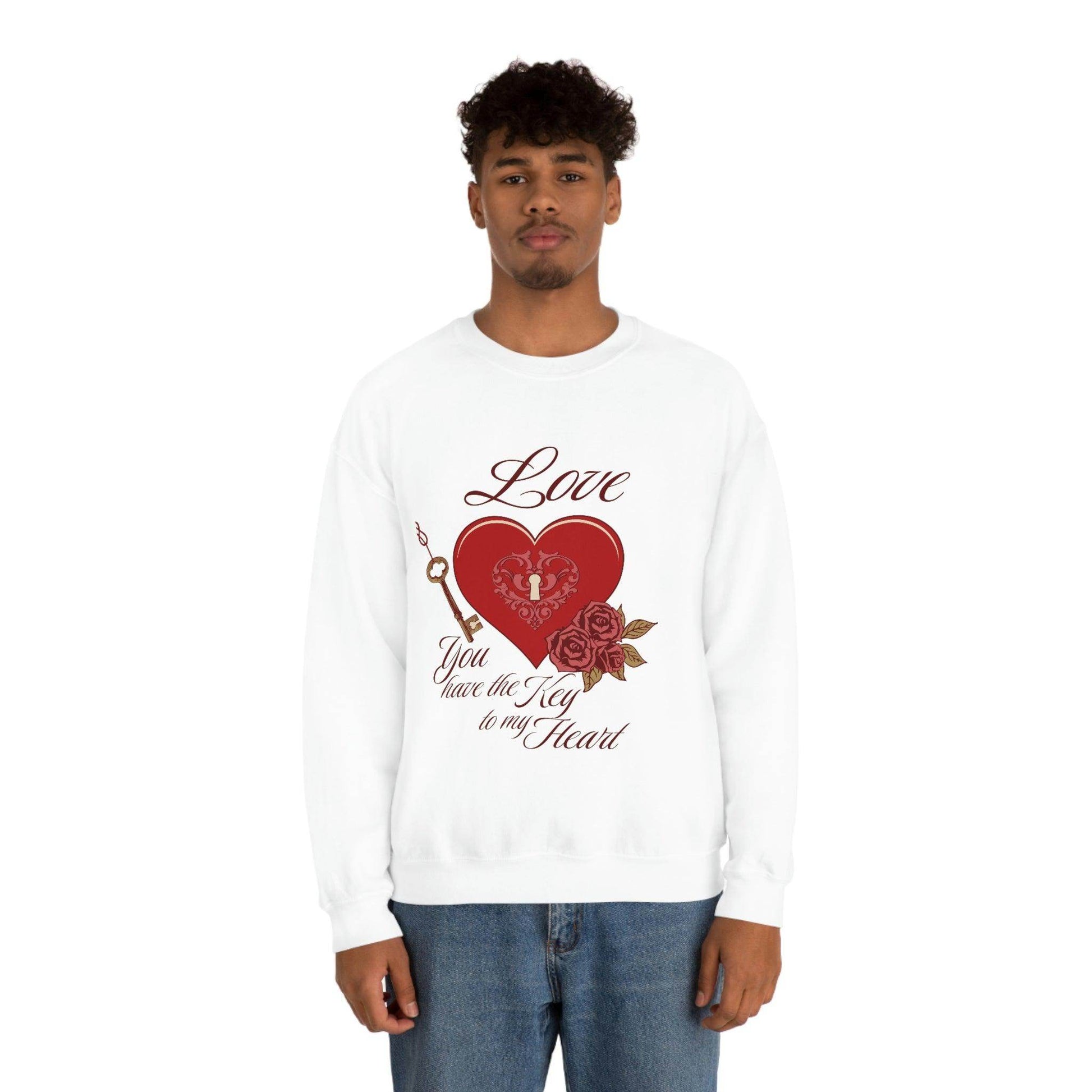 Love you have the key to my heart Sweatshirt - Giftsmojo