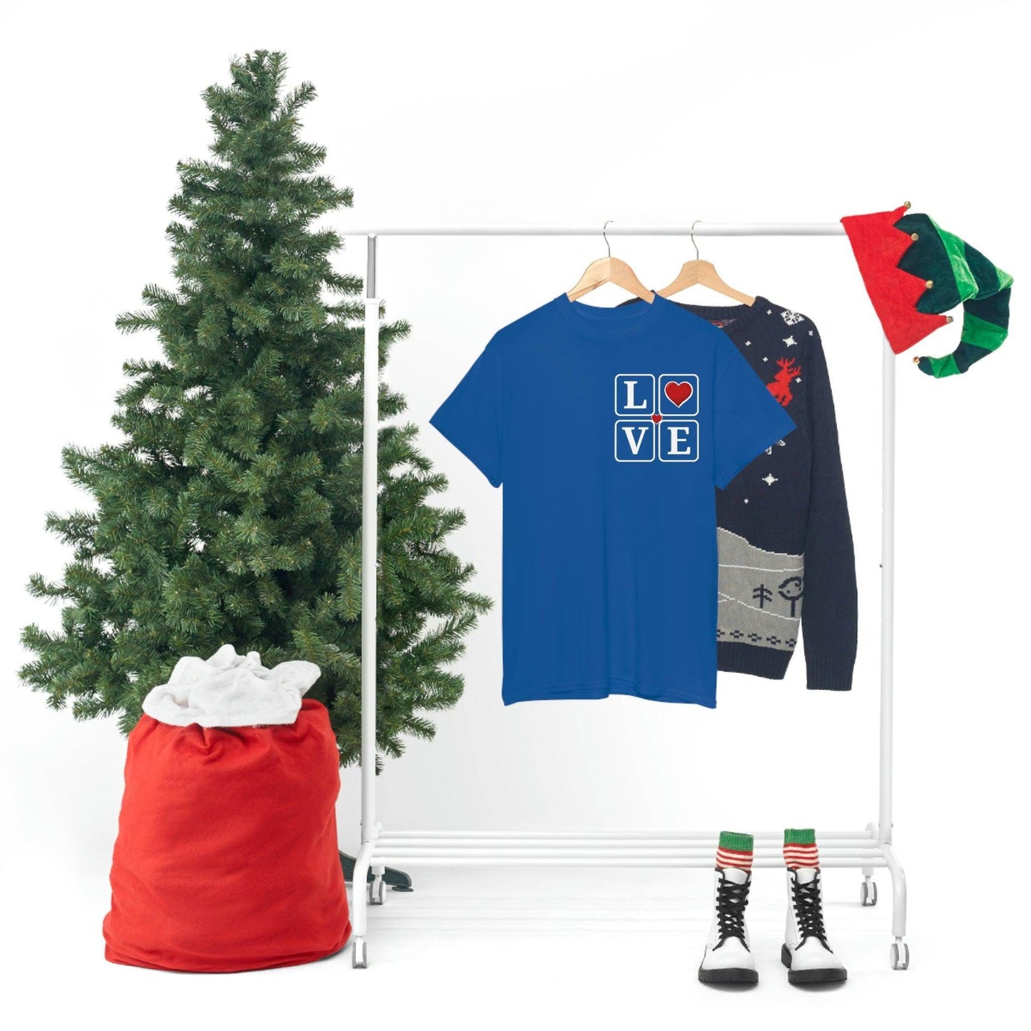 Love square Hearts T-shirt - Giftsmojo