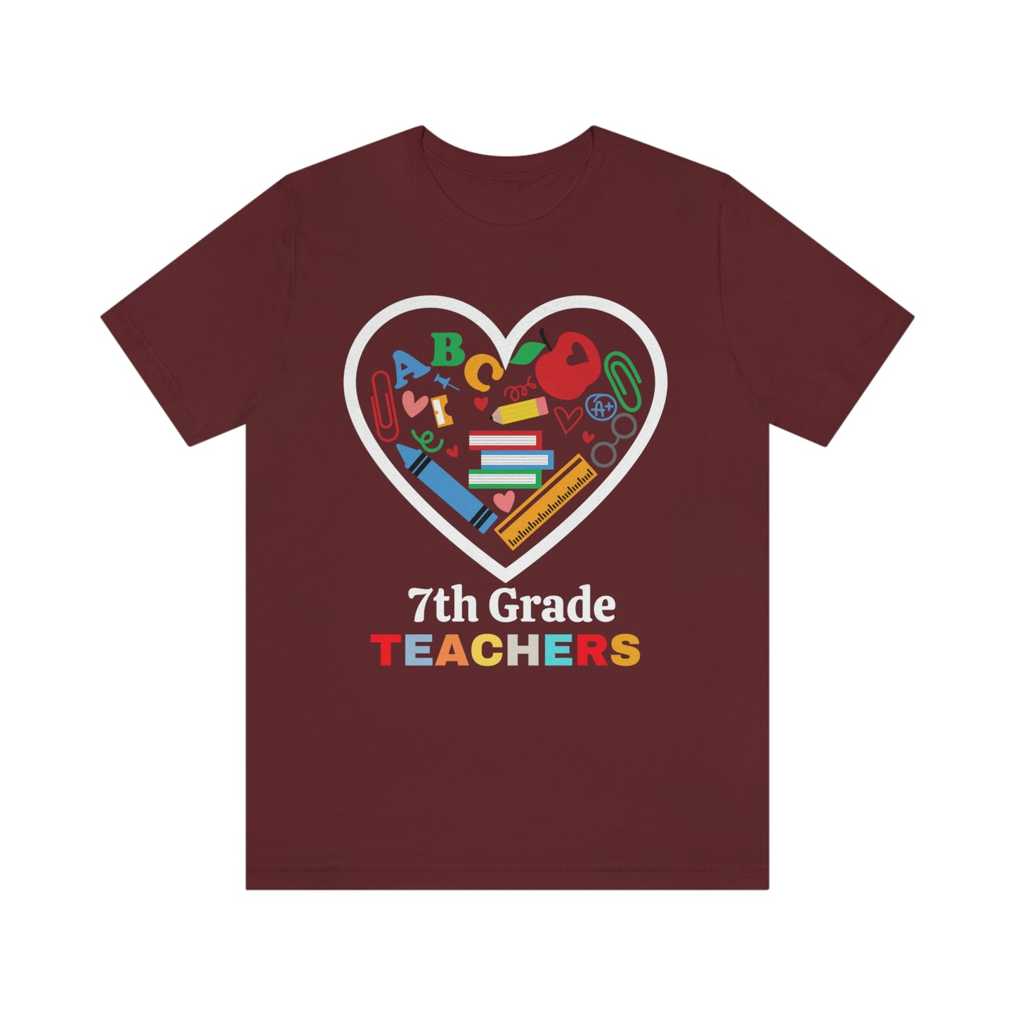Love 7th Grade Teacher Shirt - Teacher Appreciation Shirt - Gift for Teachers - 7th Grade shirt