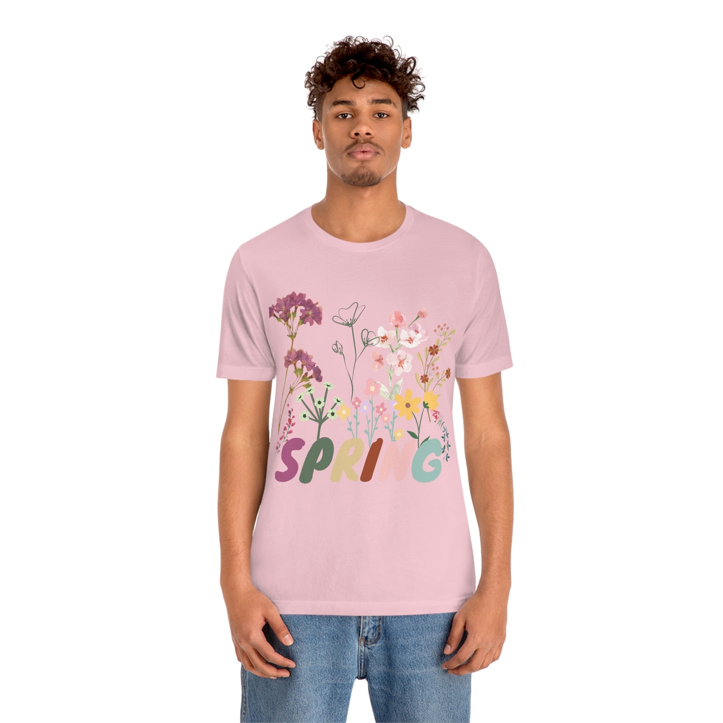Spring Shirt, Flower T shirt, Vintage Botanical Shirt, Vintage T-shirt, Graphic Tshirt, Botanical Print, Vintage Flower Shirt, Wildflower,