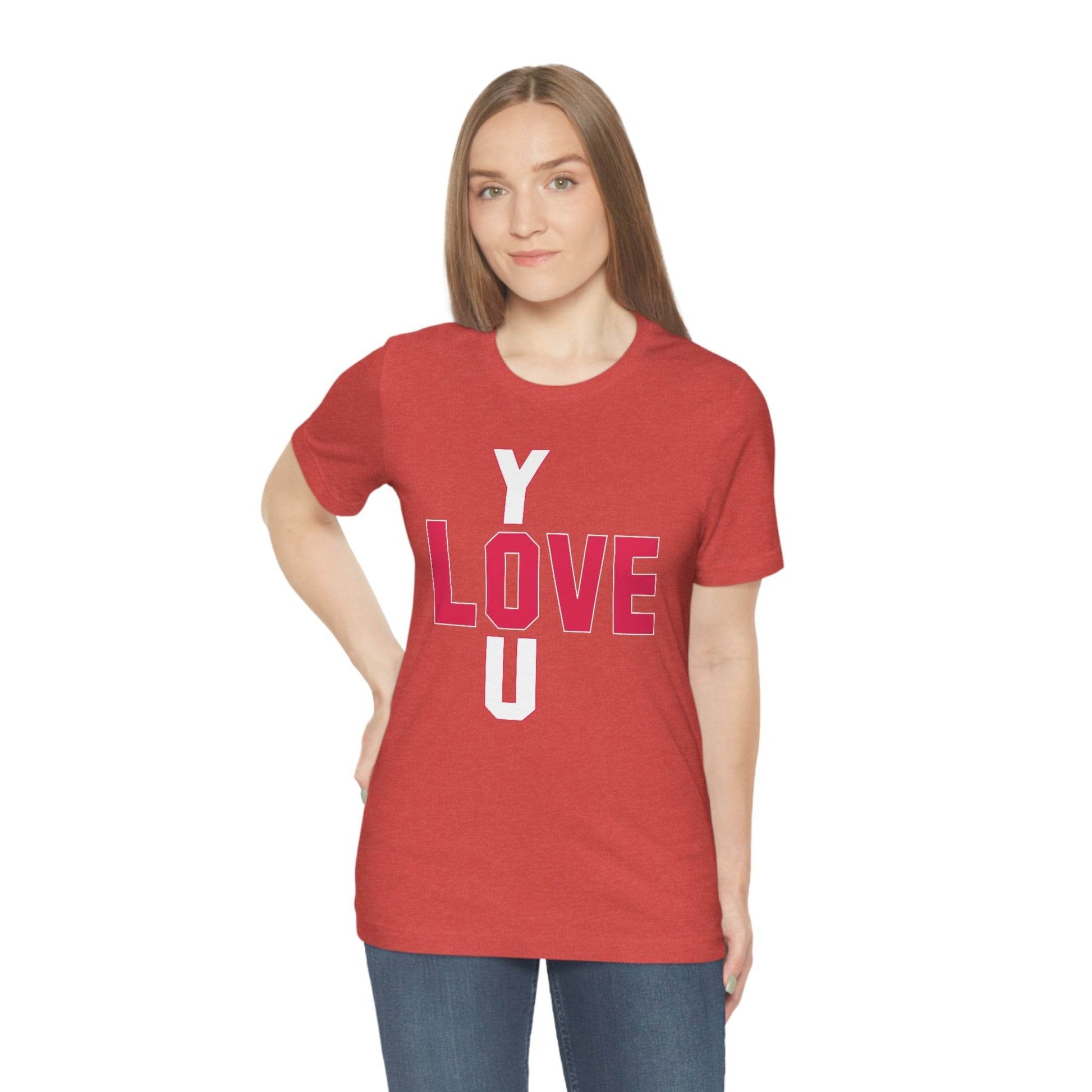 Love you Tshirt - Giftsmojo