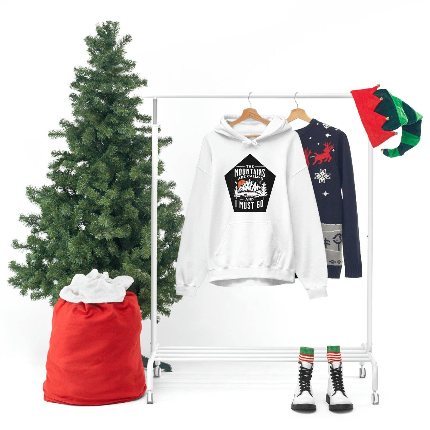 The Mountains are Calling and I Must Go, Hooded Sweatshirt - Giftsmojo
