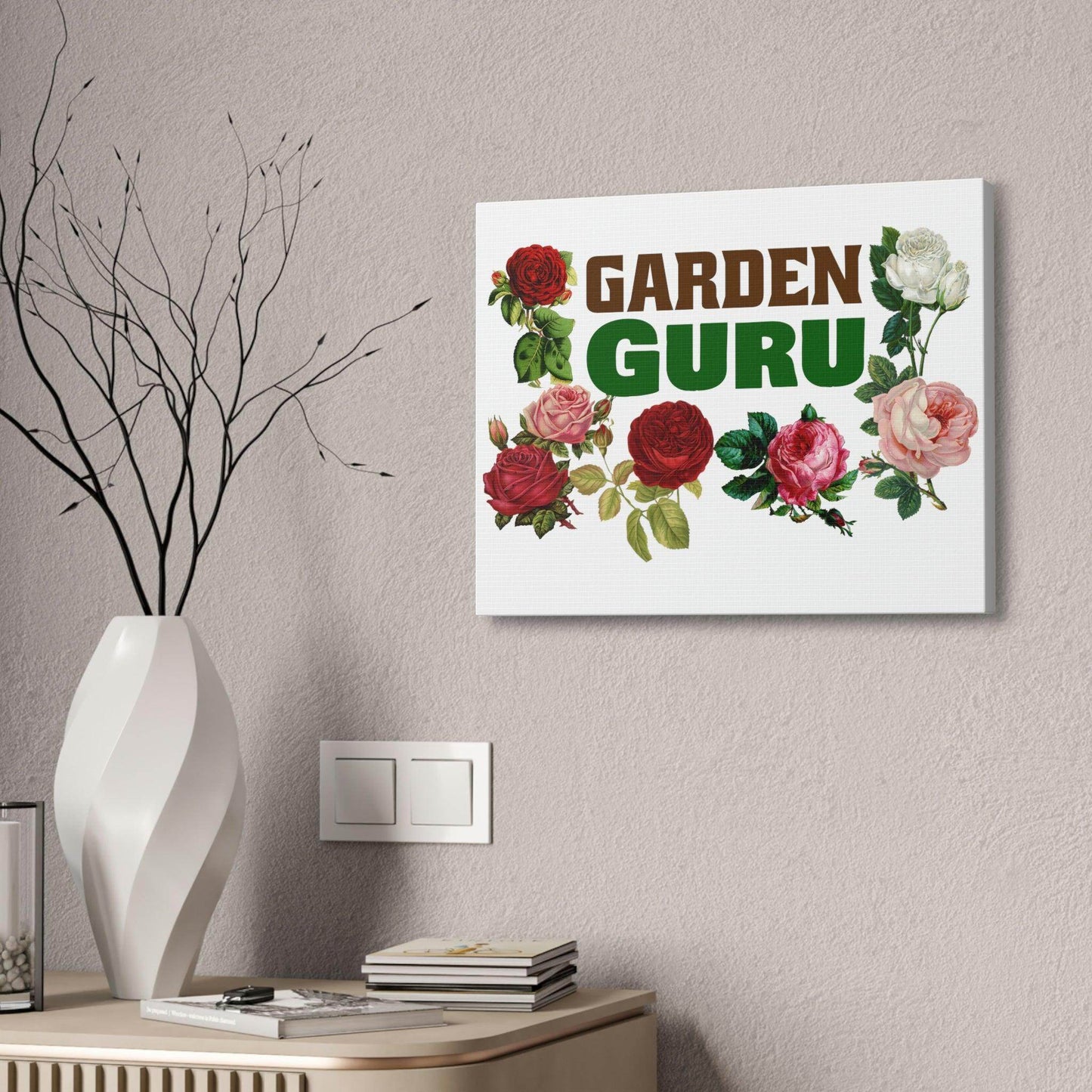 Garden Guru Canvas - Garden wall arts, gift for garden lovers - Giftsmojo