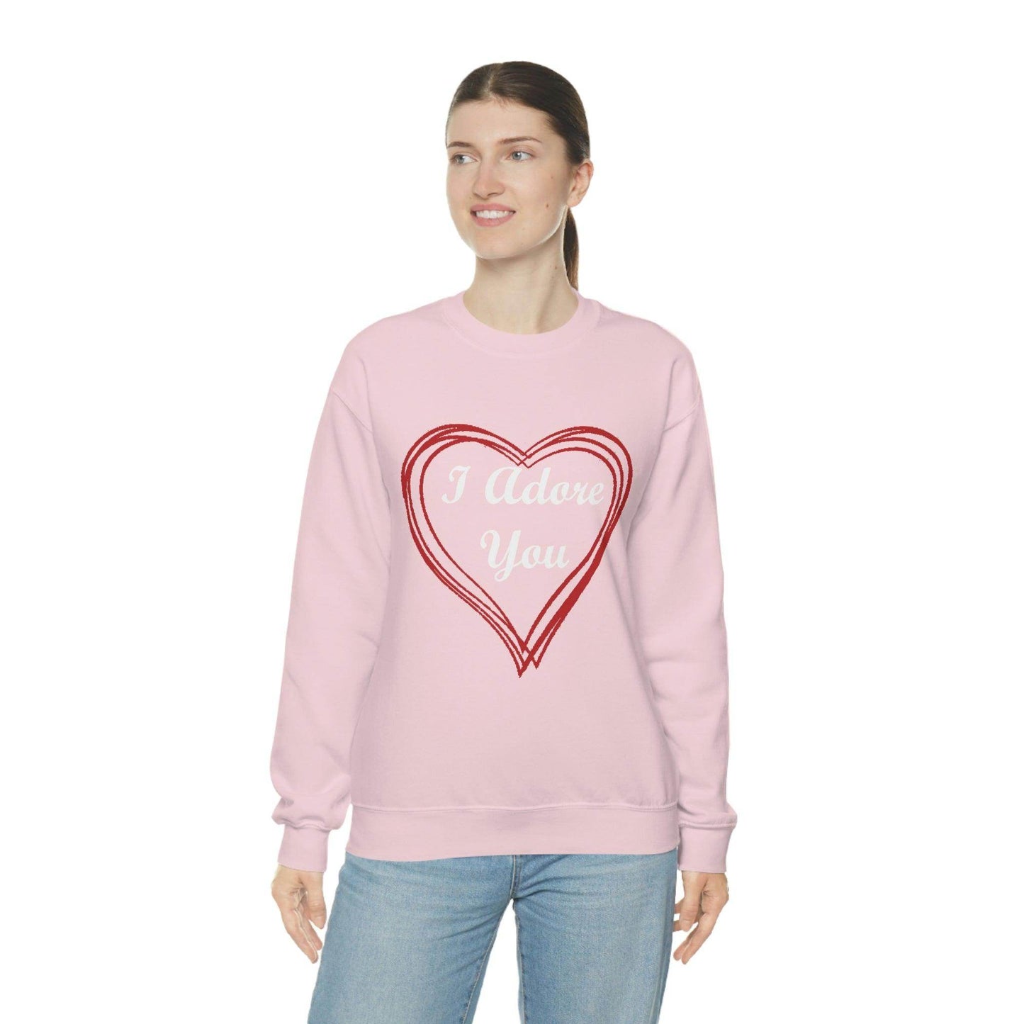 I Adore You Crewneck Sweatshirt - Giftsmojo