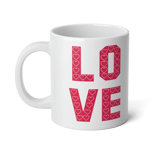 Love | Love Jumbo Mug | Love mug | Mug | Gift for Mom | Gift for Her | Gift for Him | gift for Dad | Valentine mug | - Giftsmojo