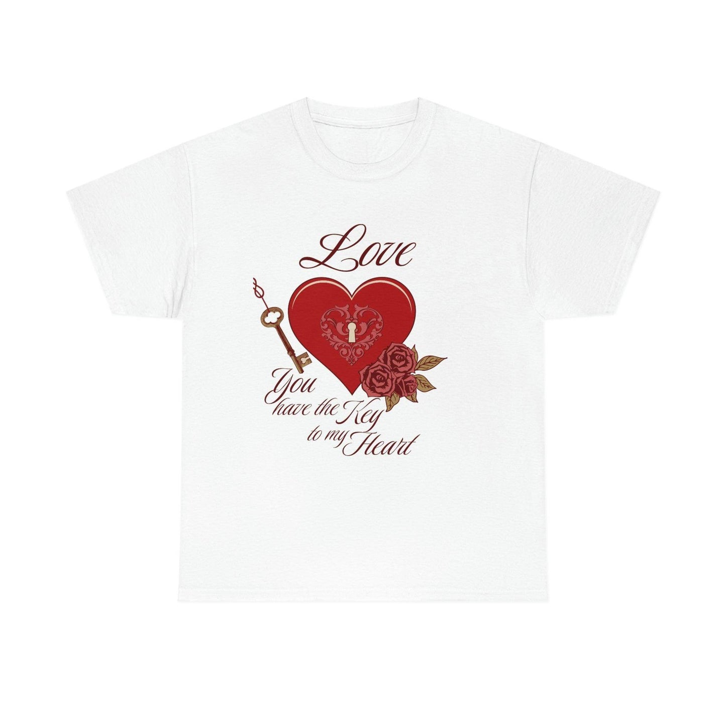 Love you have the keys to my heart Tee - Giftsmojo