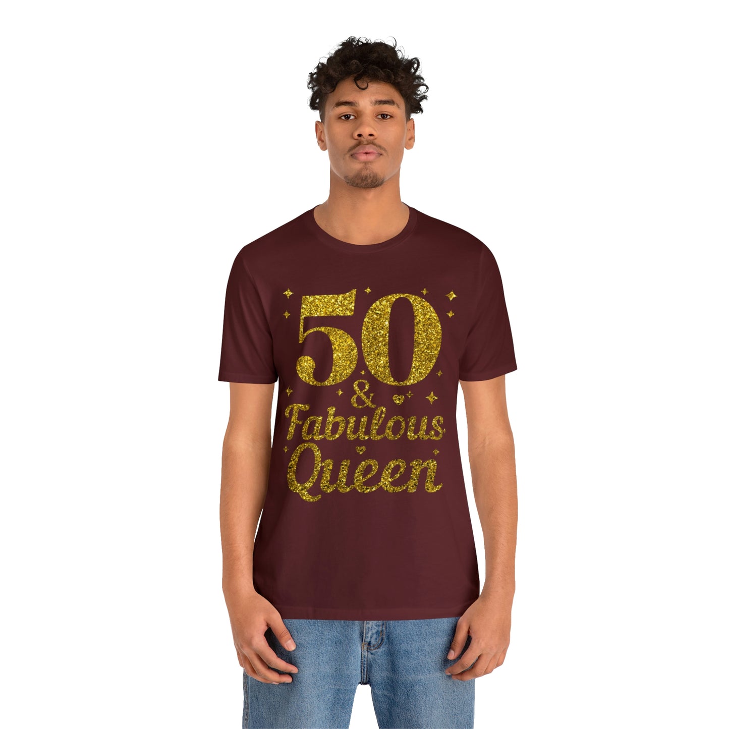 Funny 50th birthday Shirt 50 and Fabulous Queen shirt