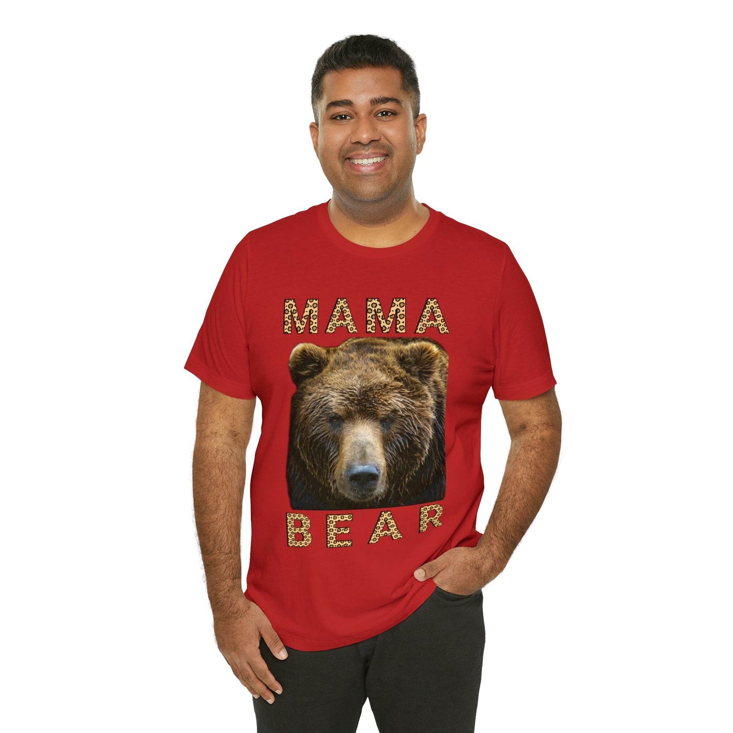 Mothers day shirt | Leopard Print Mama Bear Shirt | Mama Bear Tshirt, Funny mom shirt | best mom shirt | Momma Bear, Mama Bear Gift, Animal Nature Lover Shirt - Giftsmojo