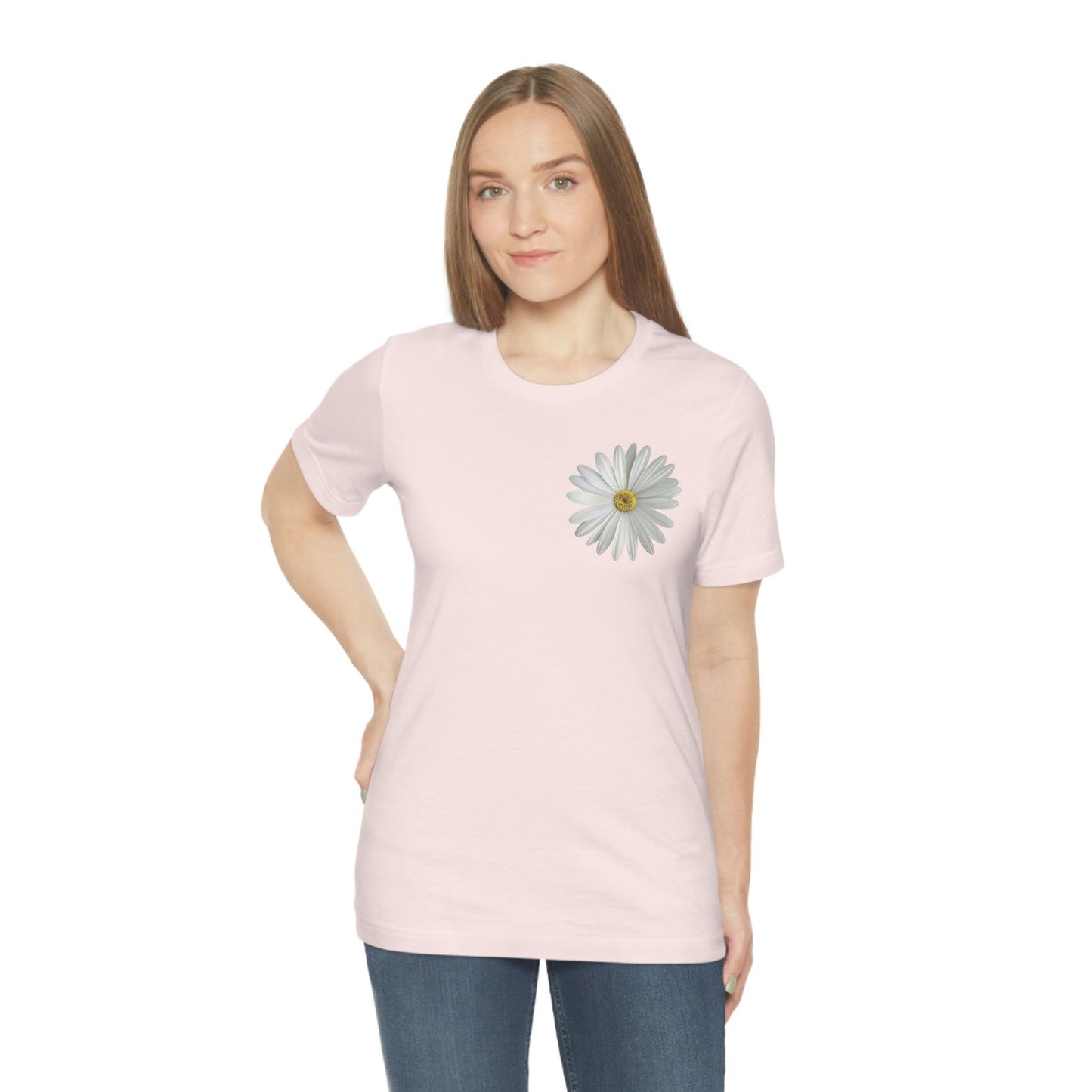 Daisy Shirt Floral Shirt Gift, Boho Shirt, Birth Month Flower, Gift For Mom, Daisy Women Shirt Flower Tee Summer Shirt, - Giftsmojo