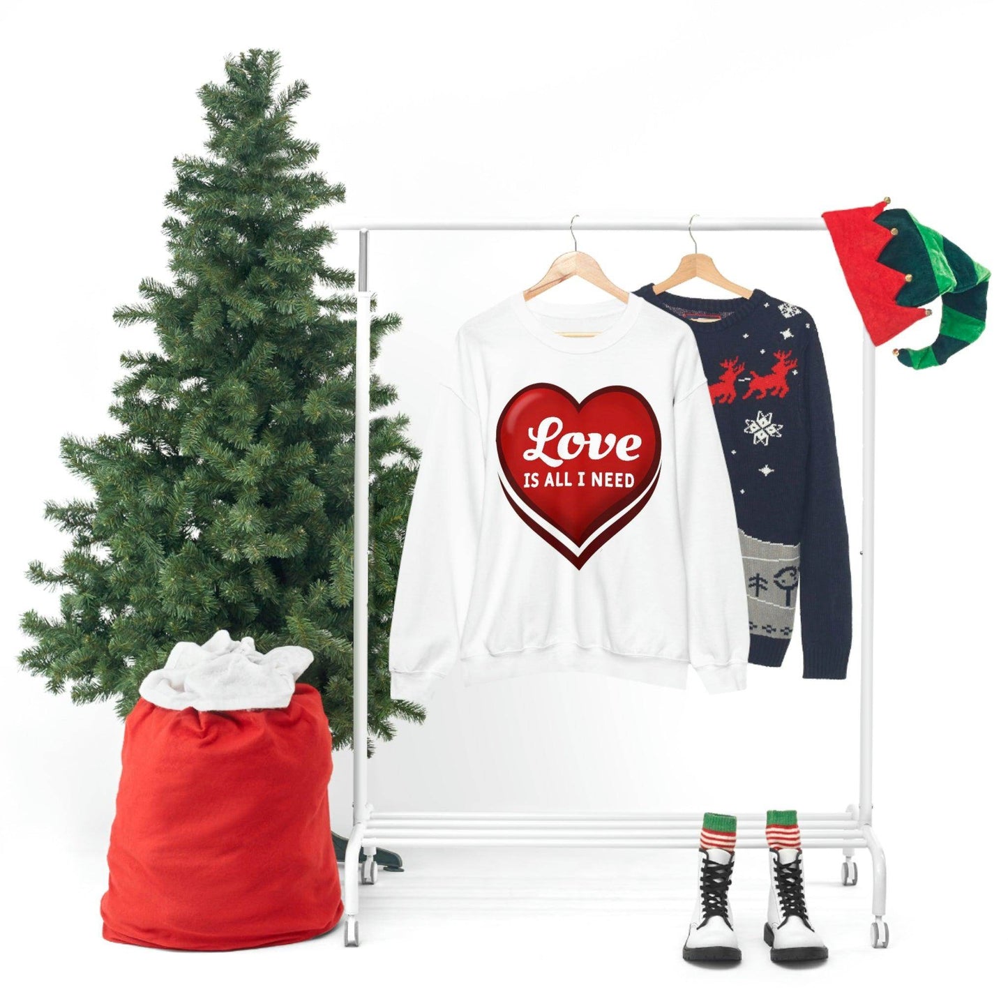 Love is all I need Sweatshirt, Valentine gift - Giftsmojo
