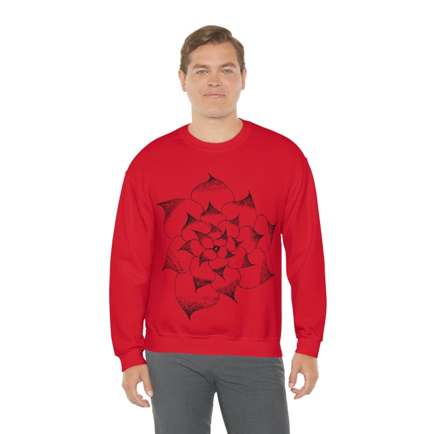 Flower Sweatshirt, floral sweatshirt flower shirt wildflower sweatshirt - Giftsmojo