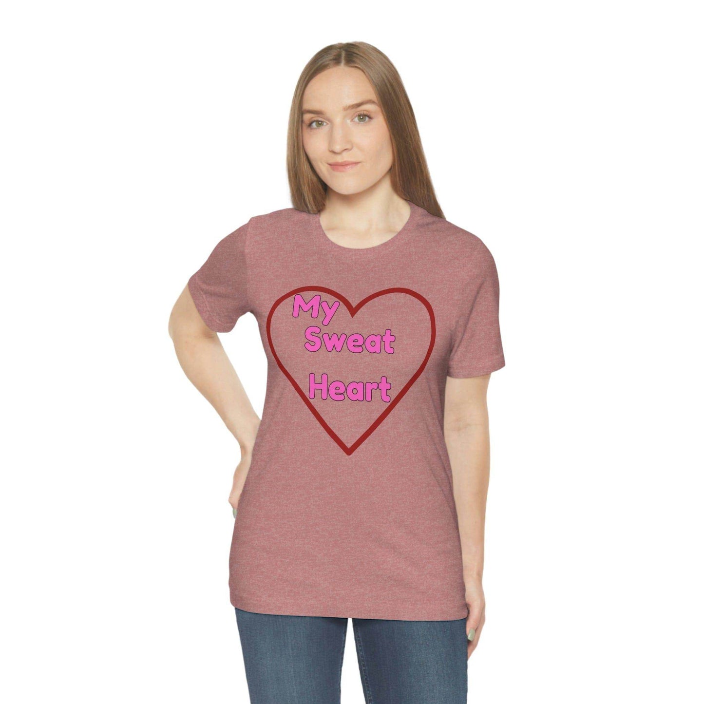 My Sweat Heart - Love shirt - Gift for wife - Gift for Husband - Gift for Girlfriend and Boyfriend - Giftsmojo