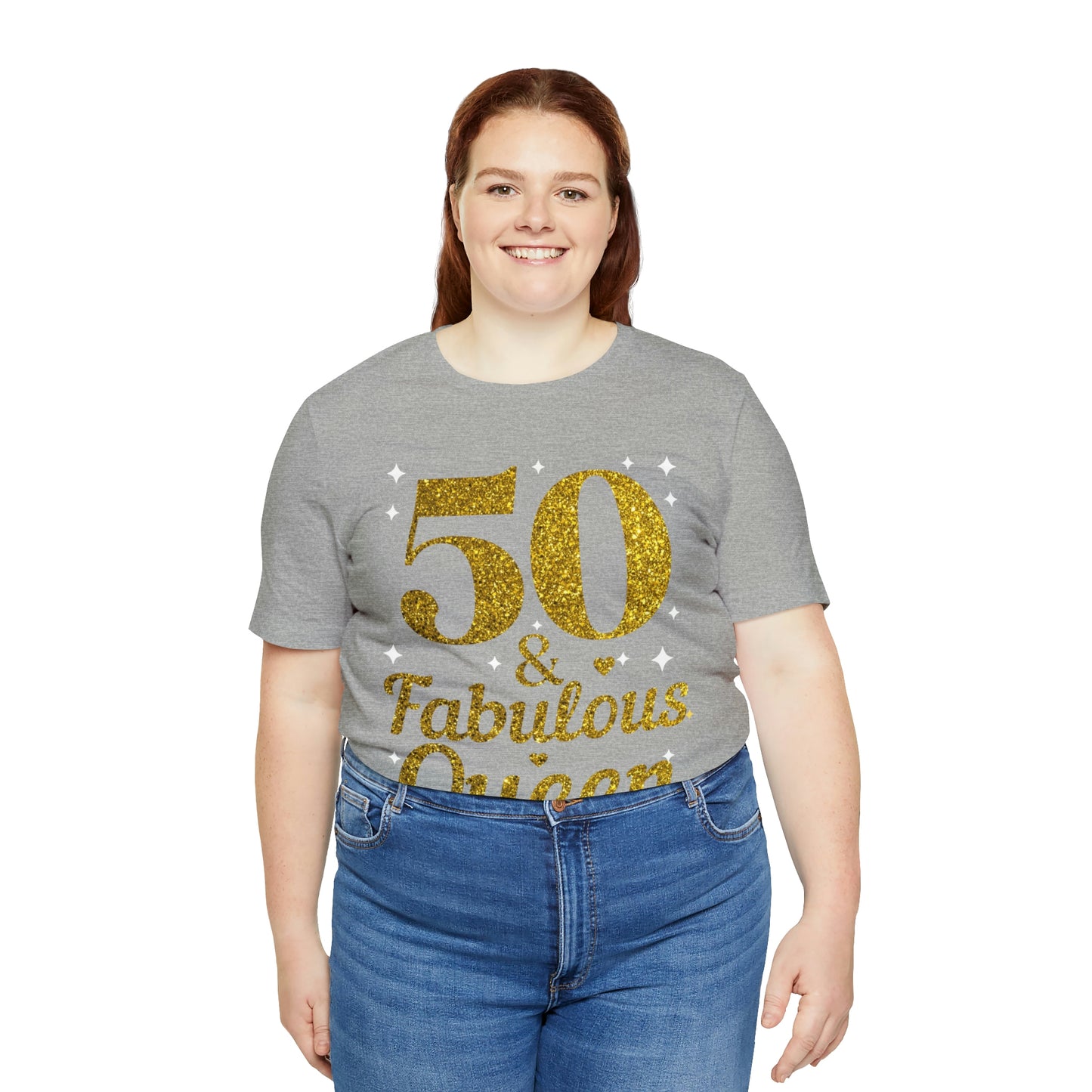 Funny 50th birthday shirt, 50th birthday Tshirt, 50 and fabulous Queen, birthday queen shirt, Gift for 50th birthday, Vintage shirt, birthday gift, birthday girl shirt, mom’s birthday gift, mom gift, wife gift,