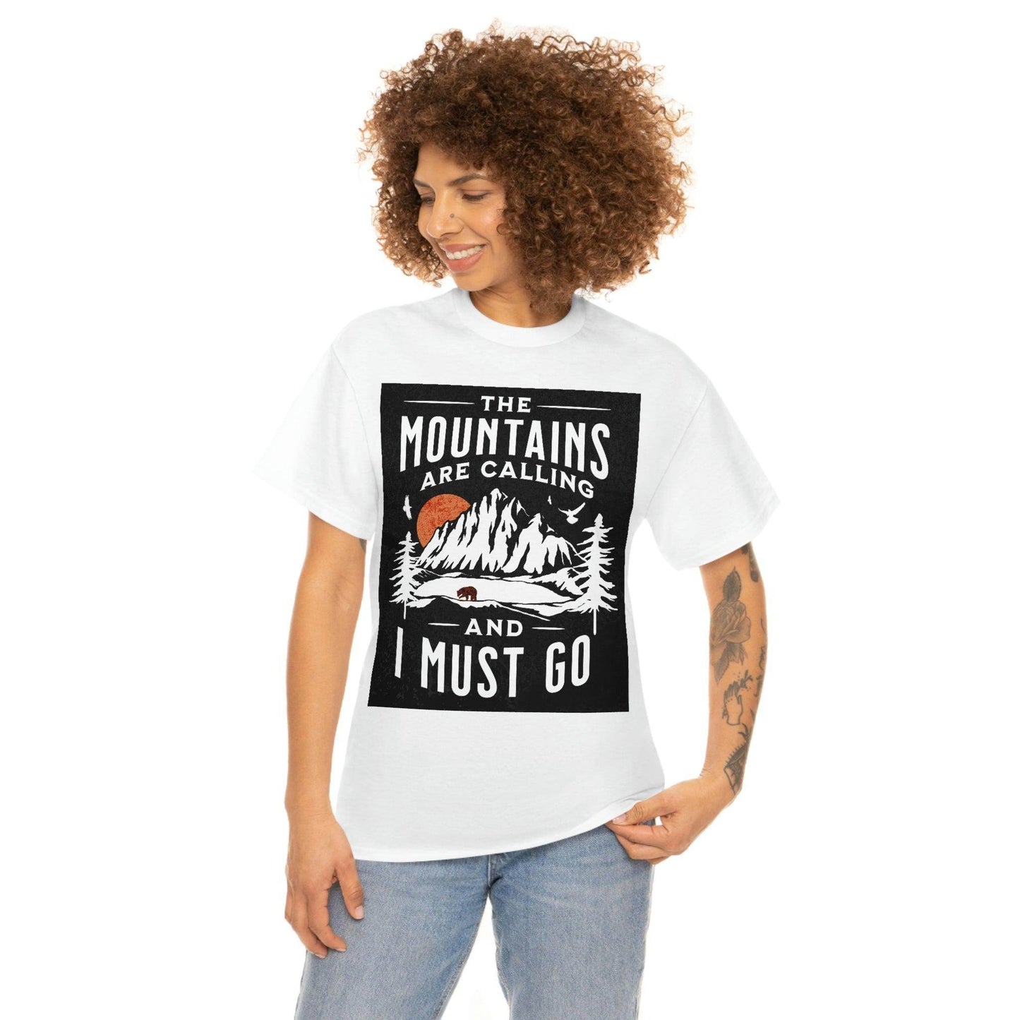 The Mountains are calling Tee - Giftsmojo