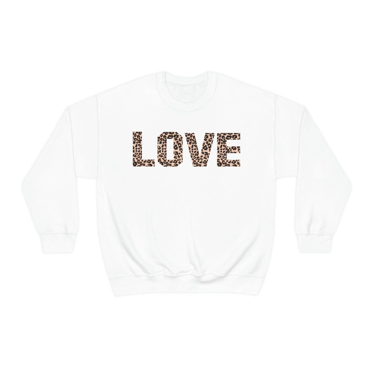 Leopard print love Sweatshirt - Giftsmojo