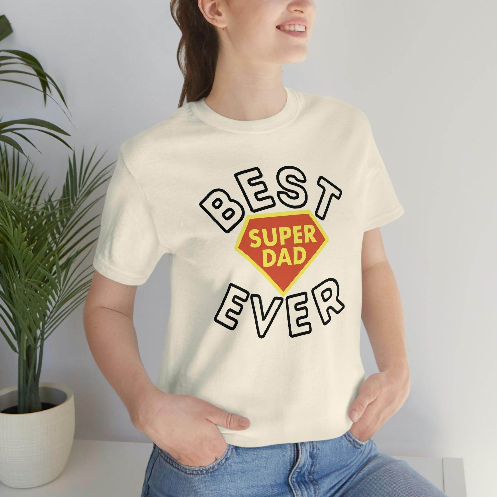 Dad Gift - Best Dad Gift - Best Super Dad Ever Shirt -Dad Shirt - Funny Fathers Gift - Husband Gift - Funny Dad Tshirt - Dad Birthday Gift - Giftsmojo