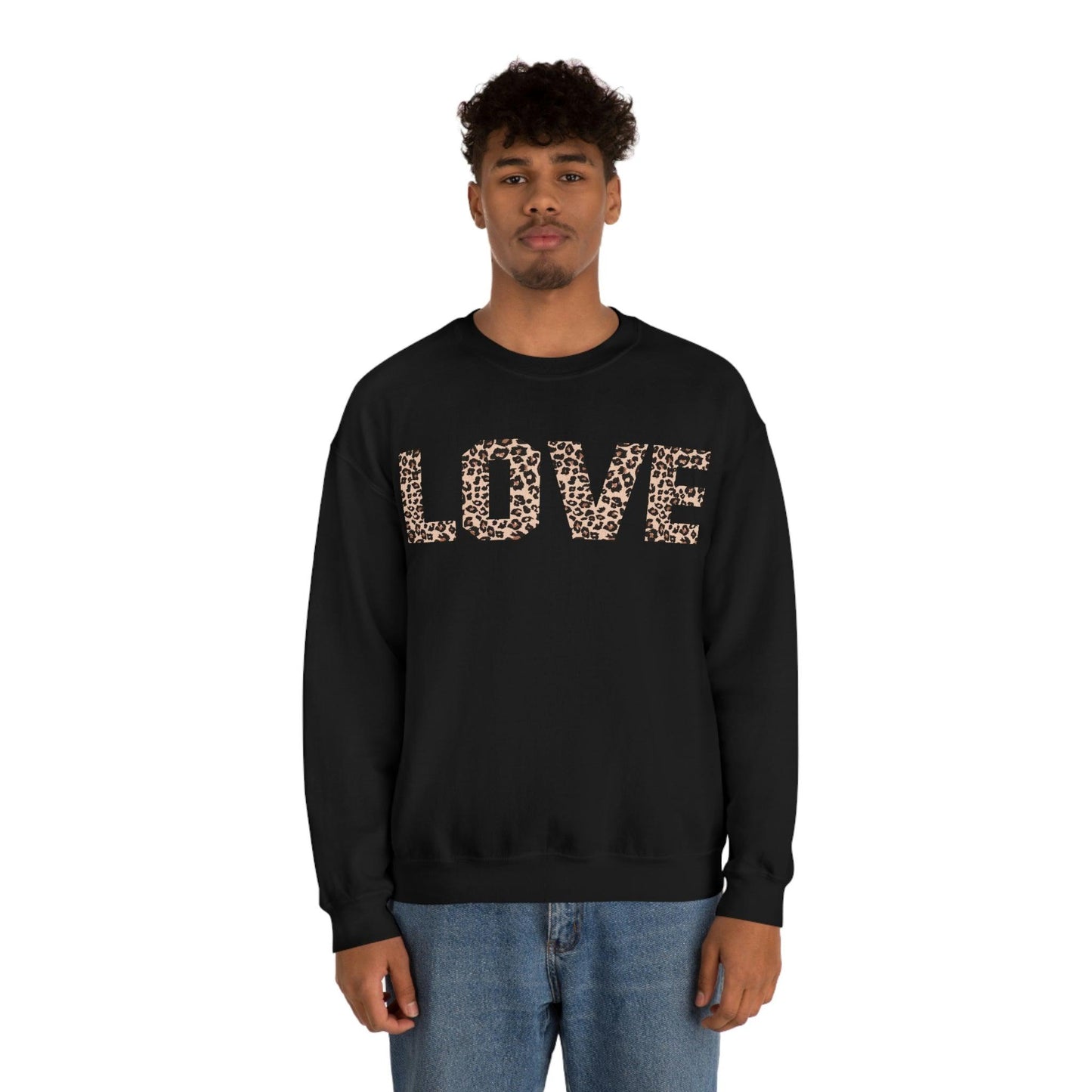 Leopard print love Sweatshirt