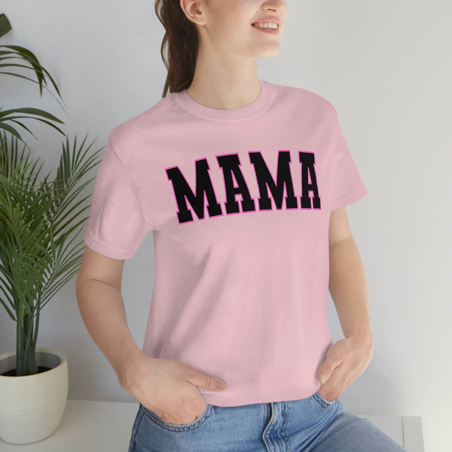 Cute Mama shirt mom shirt gift for her - mothers day shirt mothers day gift mom life shirt - retro mama shirt boy mama shirt mama t-shirt - Giftsmojo