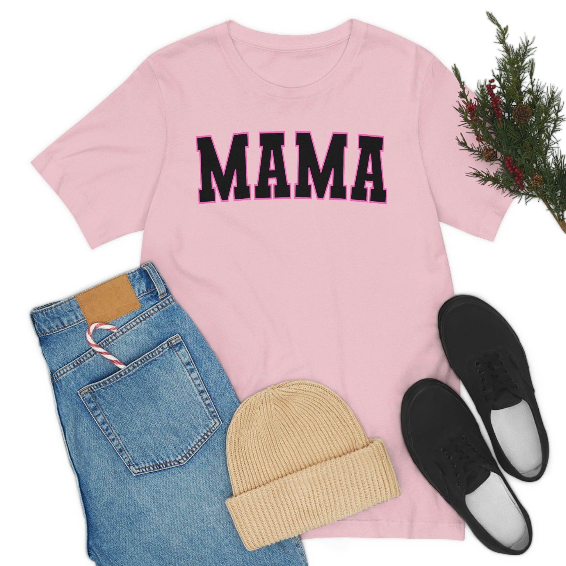 Cute Mama shirt mom shirt gift for her - mothers day shirt mothers day gift mom life shirt - retro mama shirt boy mama shirt mama t-shirt - Giftsmojo