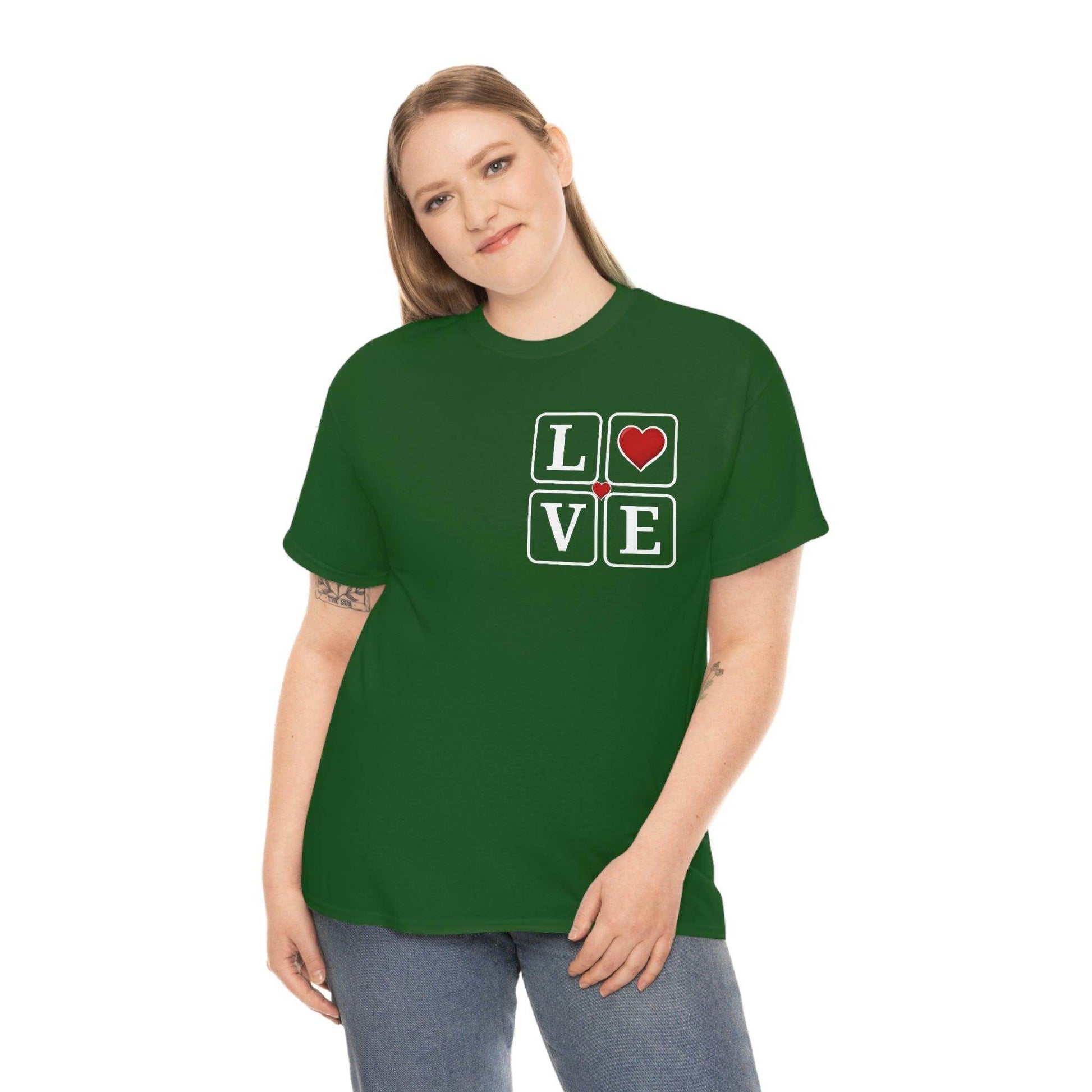 Love square Hearts T-shirt - Giftsmojo