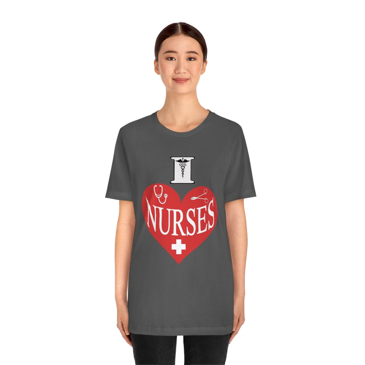 I love Nurses Tee - Giftsmojo