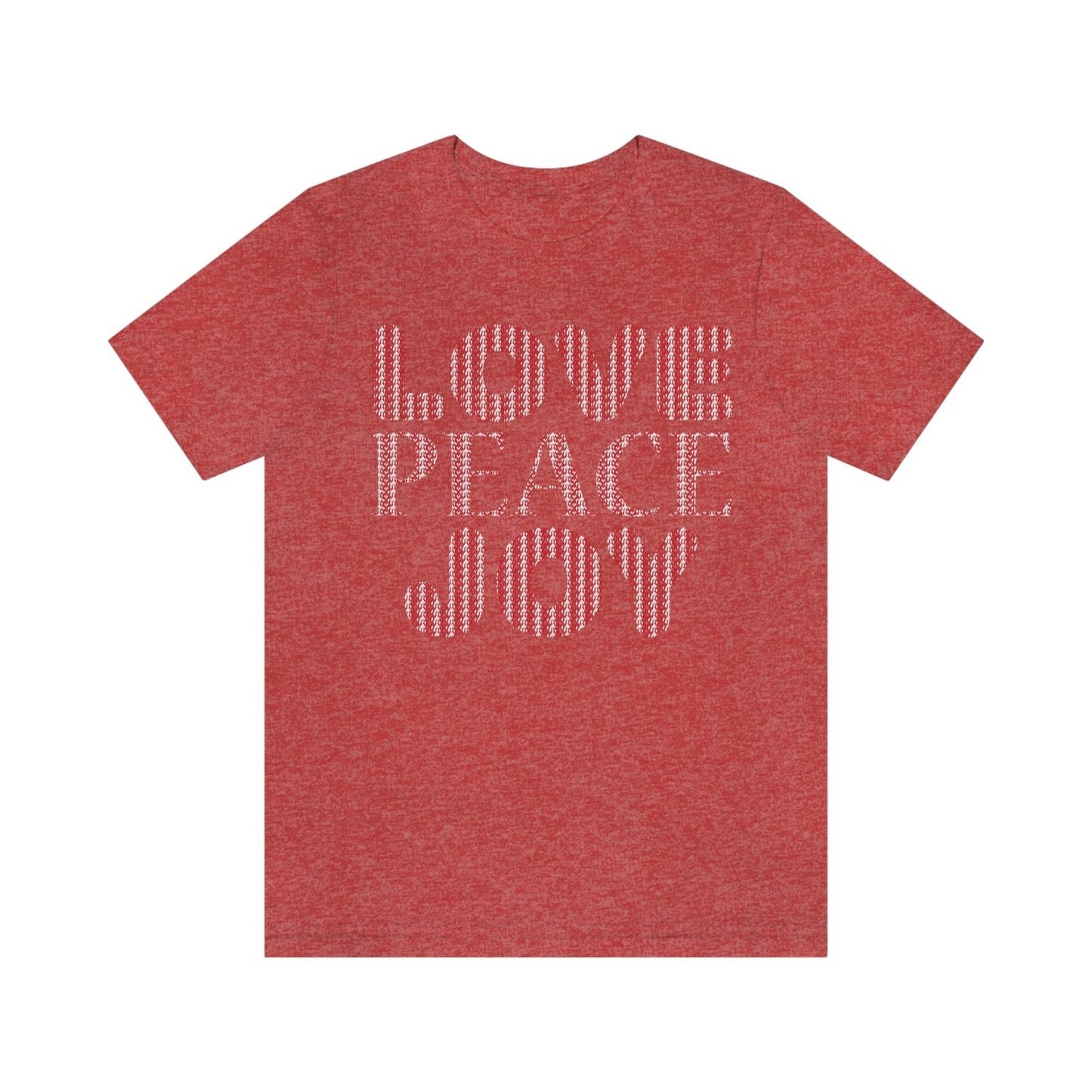 love peace joy Tee - Giftsmojo