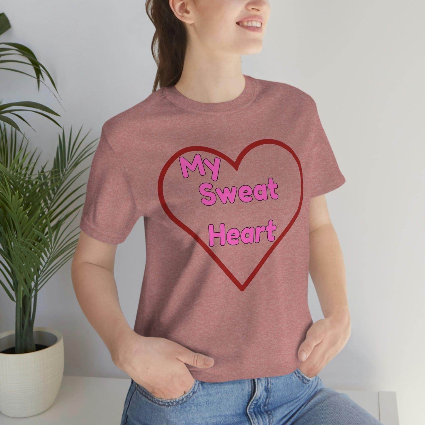 My Sweat Heart - Love shirt - Gift for wife - Gift for Husband - Gift for Girlfriend and Boyfriend - Giftsmojo