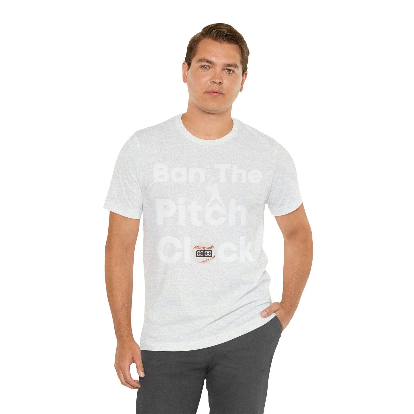 Ban The Pitch Clock in Baseball Ban Baseball Pitch Clock - Show Your Support By Wearing this shirt to the Games - Giftsmojo