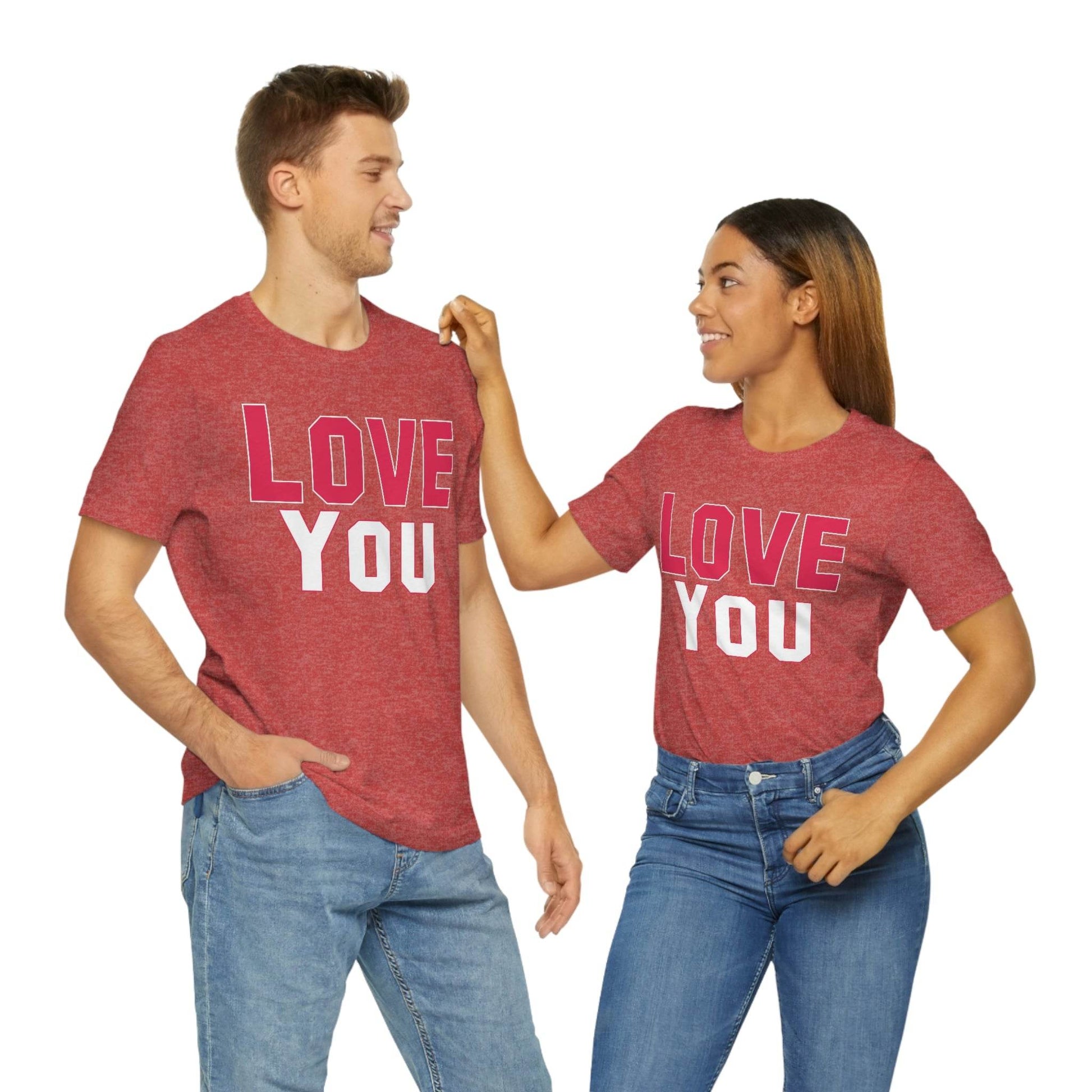 Love you T-shirt - Giftsmojo