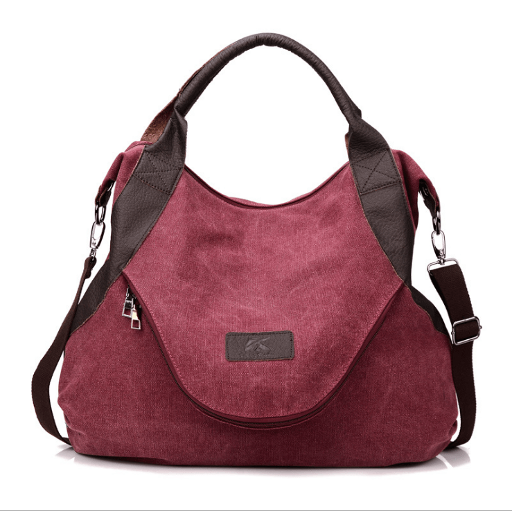 Handheld Minimalist Retro Shoulder Crossbody Vintage Canvas Bag - Giftsmojo