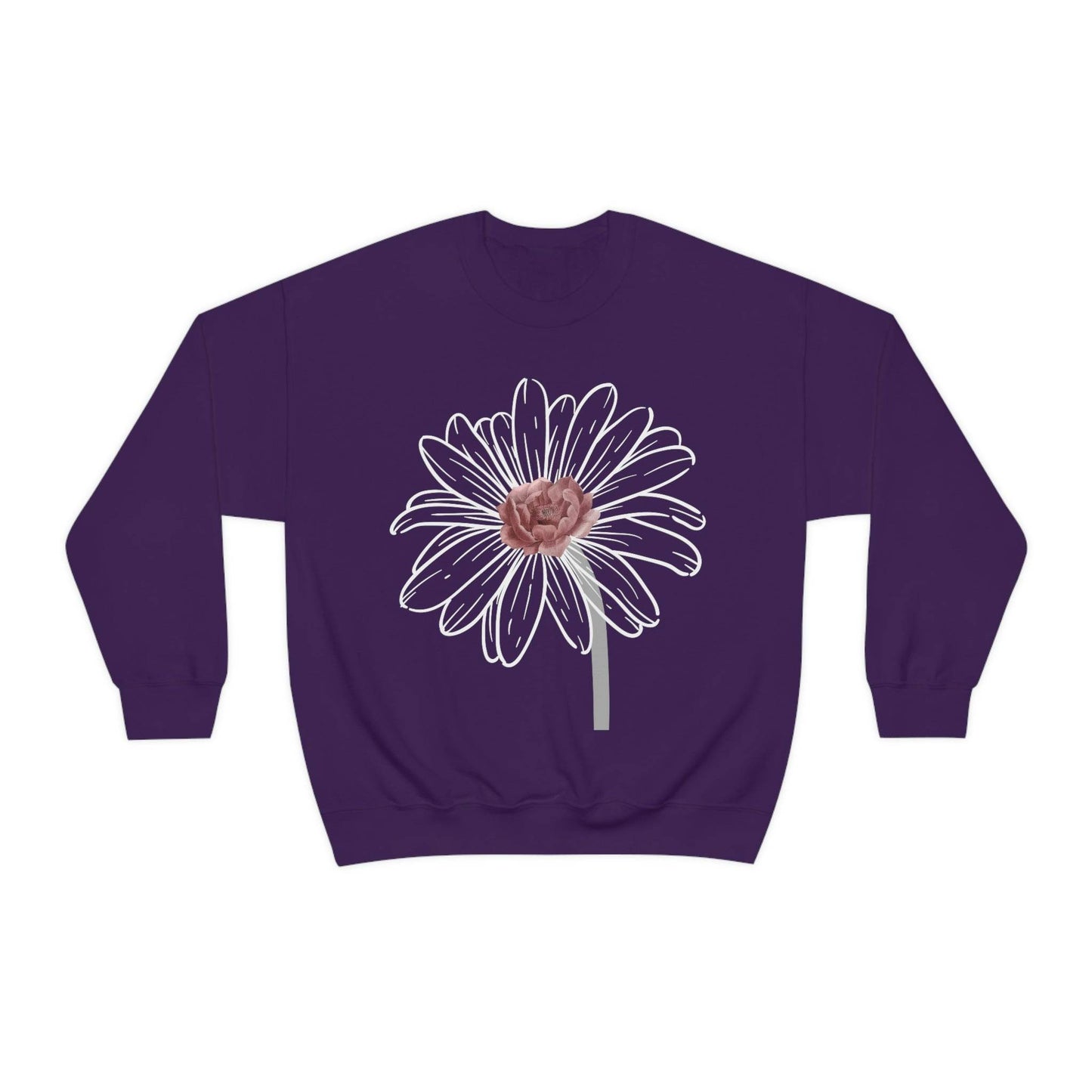 Floral Sweatshirt, Wildflower Sweatshirt, Flower sweatshirt, Wild Flowers - Giftsmojo