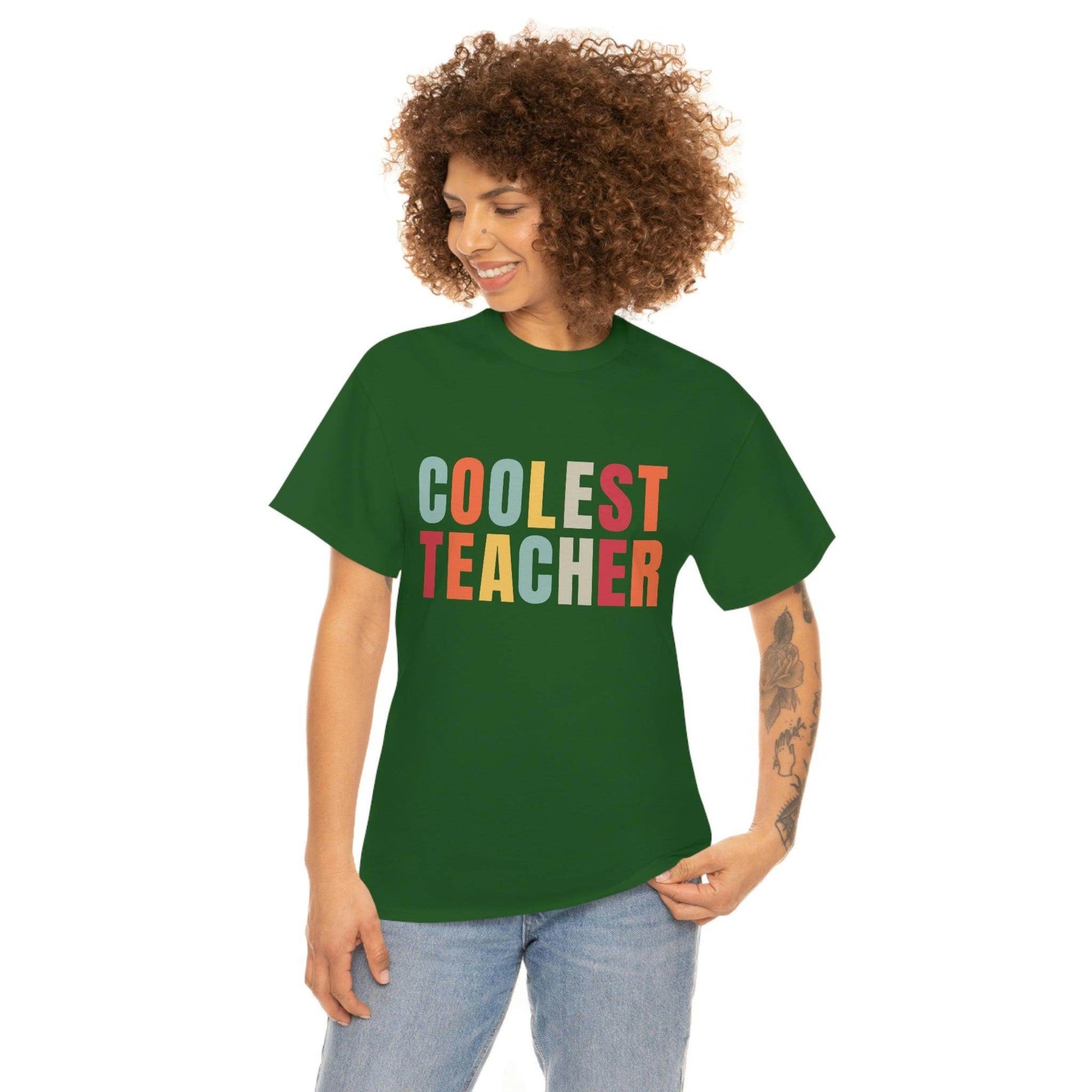 Teacher appreciation gift - Coolest Teacher Shirt - Teacher shirt - Giftsmojo
