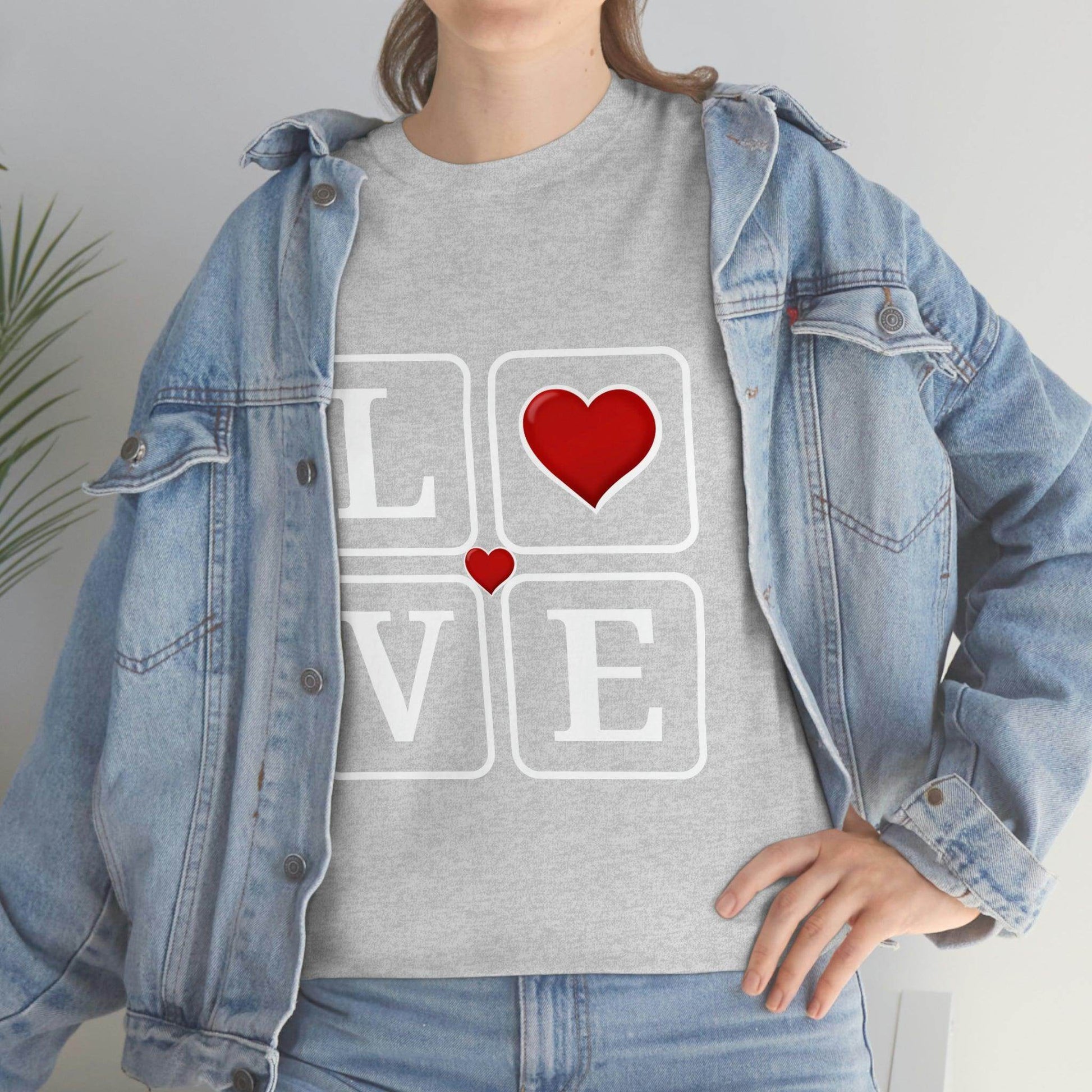 Love square Hearts Shirt, Great Gift for Valentine's day, birthday, engagement, anniversary and many more - Giftsmojo